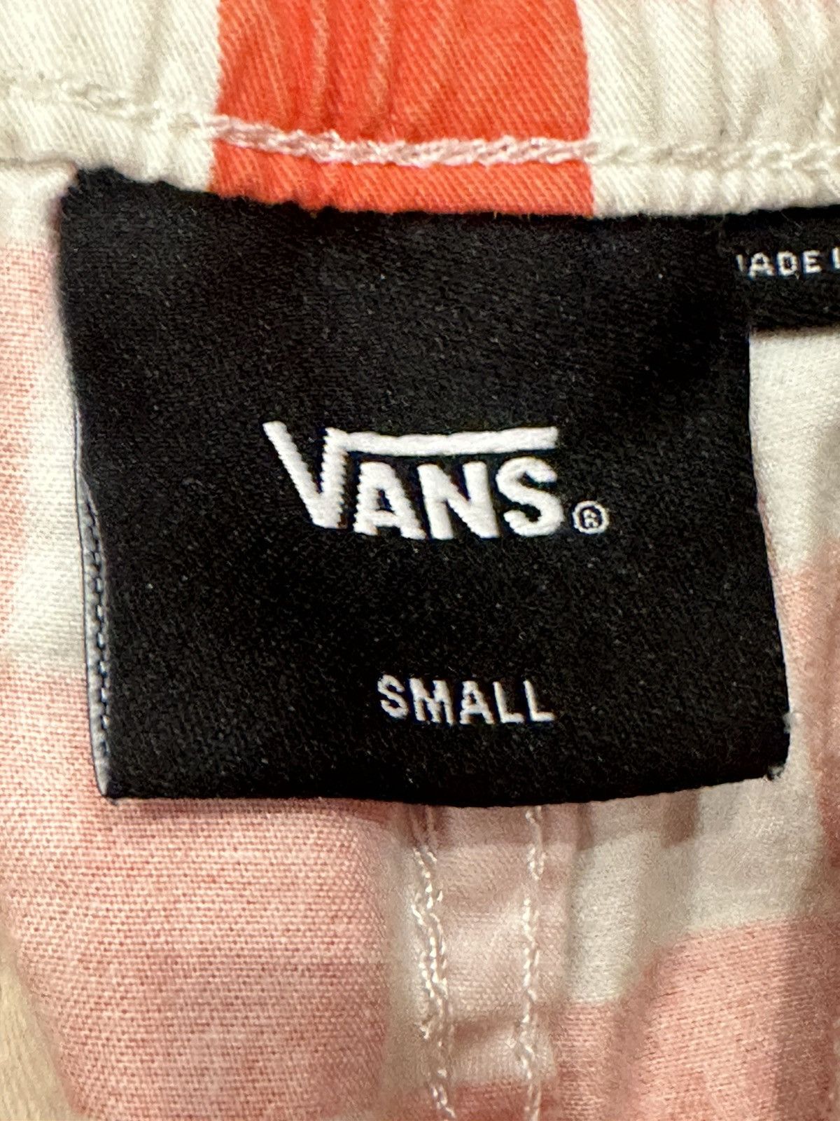 Gallery Dept. × Vans Vans Orange Checkered Shorts Size US 28 / EU 44 - 3 Thumbnail