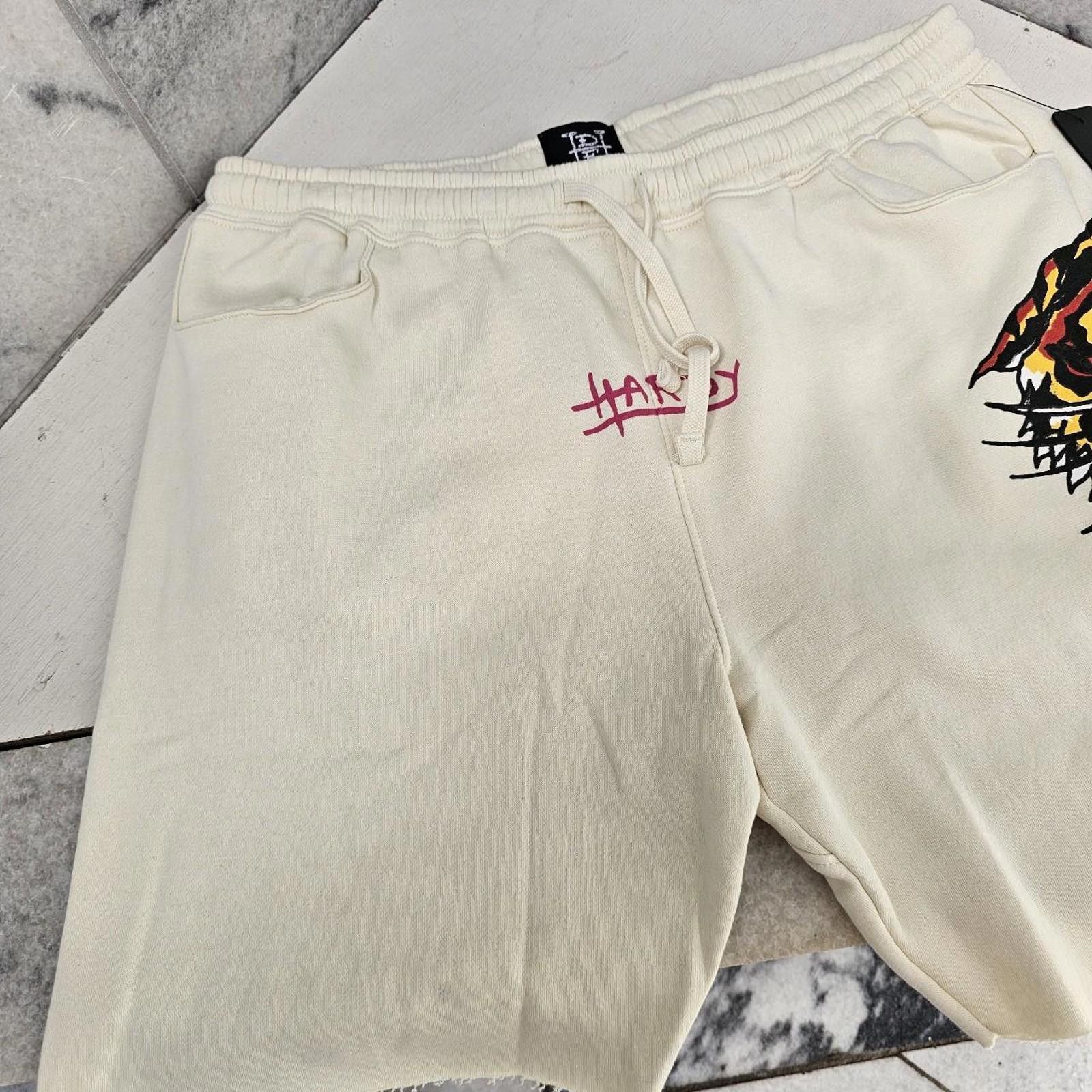 Ed Hardy Ed Hardy Men's Cream Shorts Size US 34 / EU 50 - 3 Thumbnail