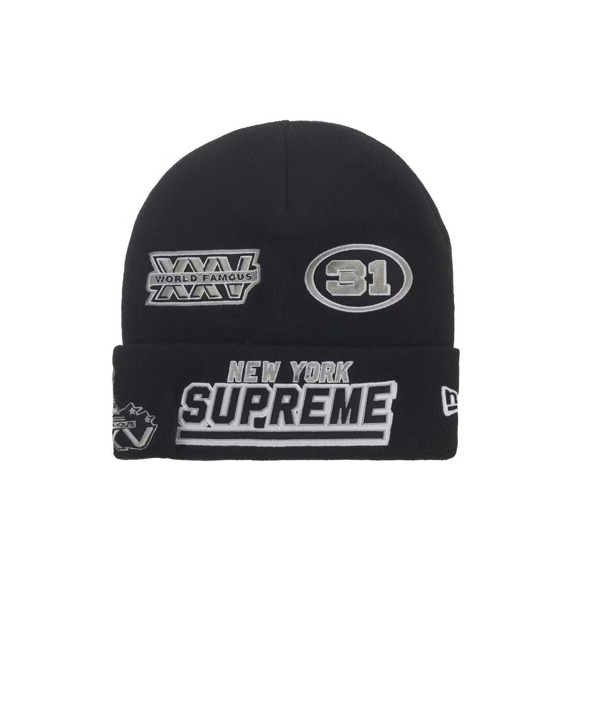 Supreme New Era Football Beanie ブラック 新品 Supreme Supreme New Era Football Beanie Black IN HAND‼️ | Grailed