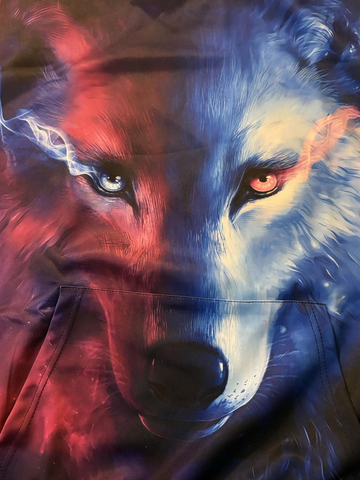 The Unbranded Brand Unisex Novelty Wolf Graphic Hoodie 3D Print NEW Size M/S Size US S / EU 44-46 / 1 - 1 Thumbnail