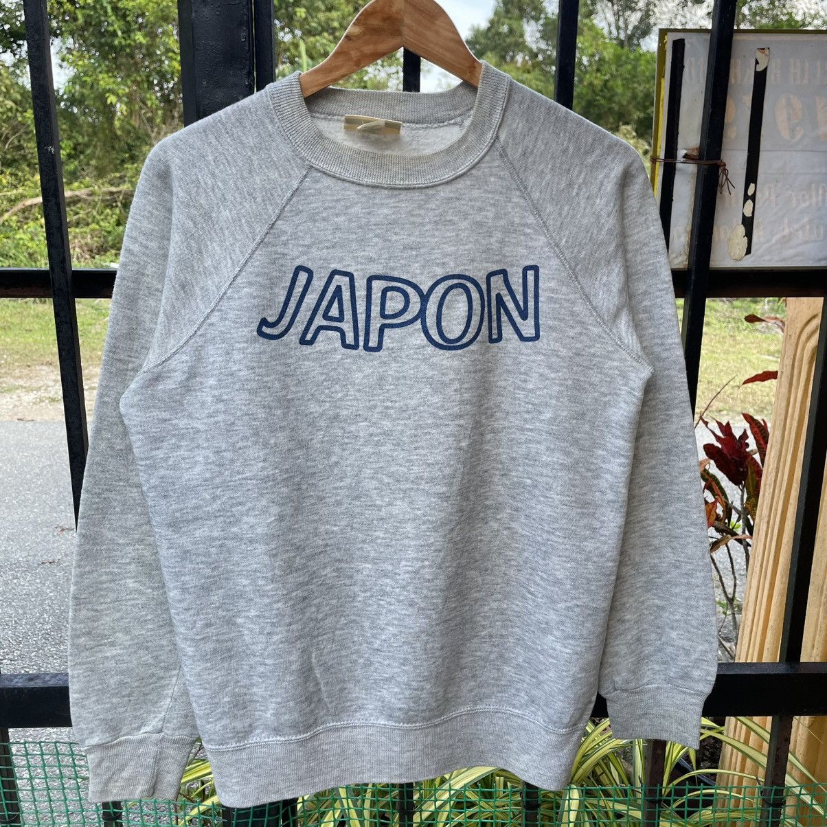St. Johns Bay 🔥Vintage 80s St John Bay JAPON Spellout Sweatshirts Size US S / EU 44-46 / 1 - 5 Thumbnail