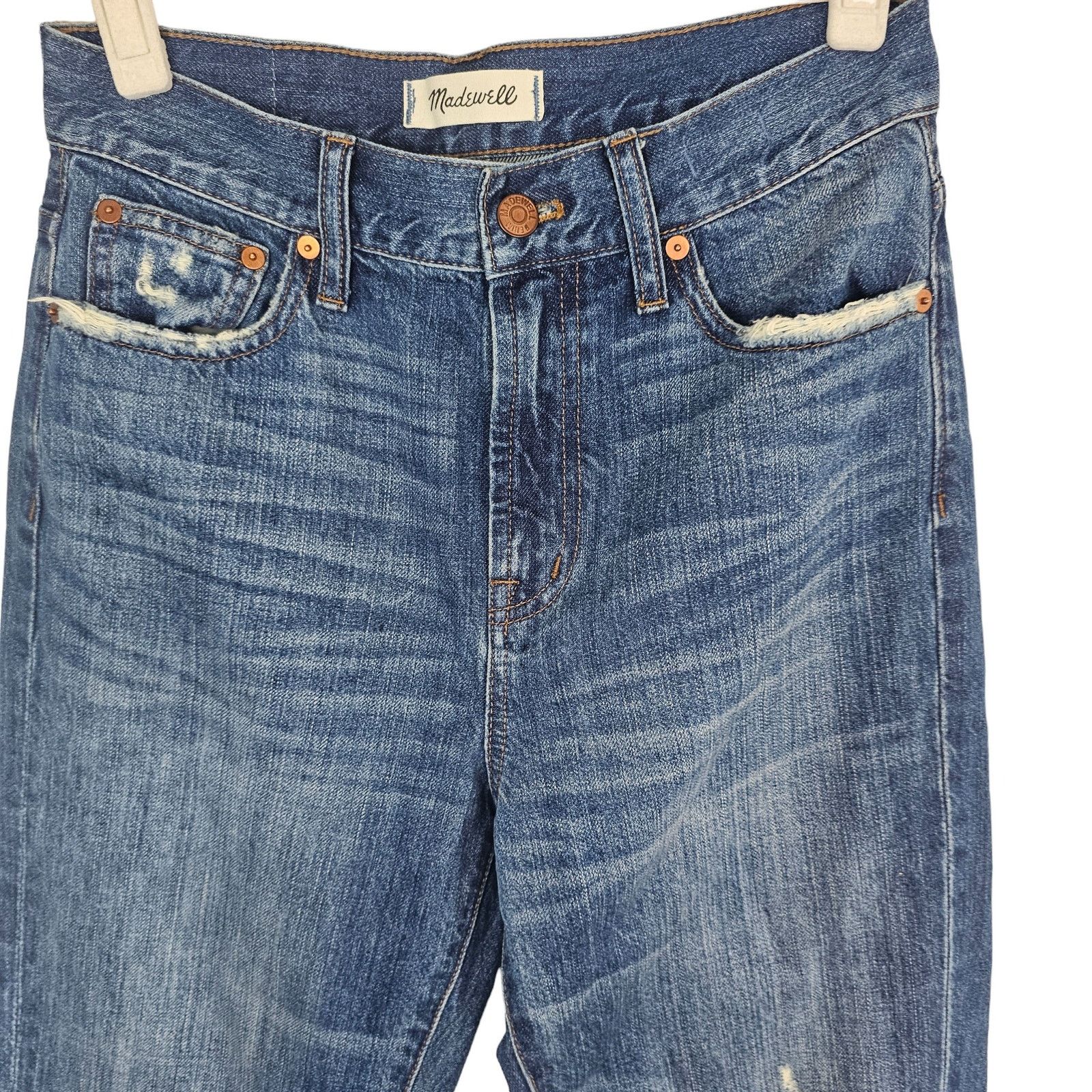 Madewell Madewell Womens The Perfect Summer Jeans Distressed 26 Prep Size 26" / US 2 / IT 38 - 3 Thumbnail