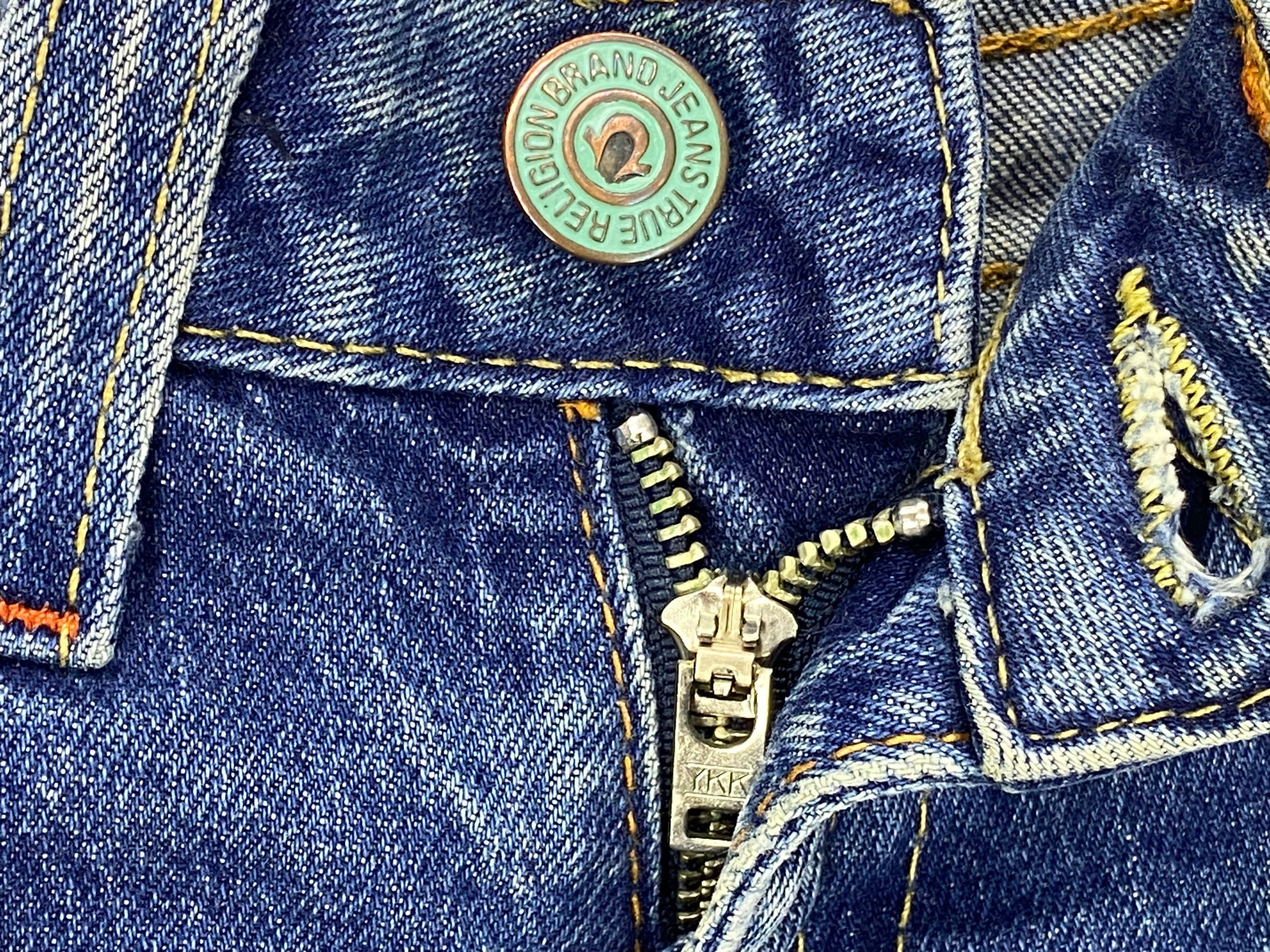 True Religion True Religion Billy Skinny Denim Jeans Size US 27 - 9 Thumbnail