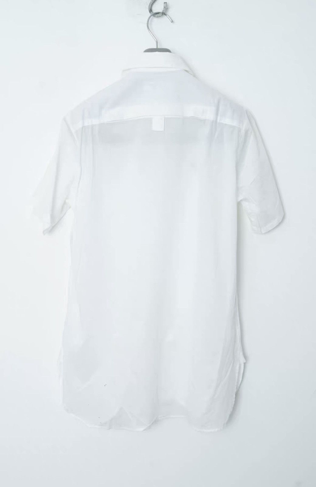Yohji Yamamoto Yohji Yamamoto Small Stand Collar Short Sleeve Shirt Size US S / EU 44-46 / 1 - 6 Thumbnail