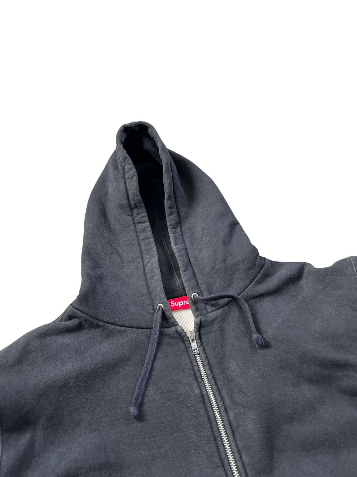 Supreme Supreme Heavyweight Thermal Zipper Sun Faded Hoodie Size US XL / EU 56 / 4 - 9 Thumbnail
