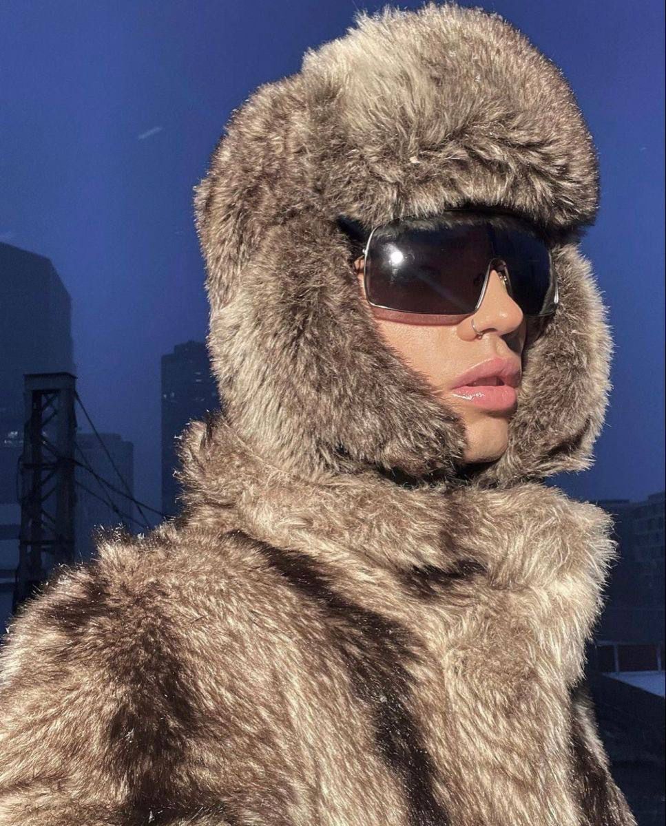 Japanese Brand Vintage fuzzy mohair japanese ushanka hat avant garde Size ONE SIZE - 5 Thumbnail