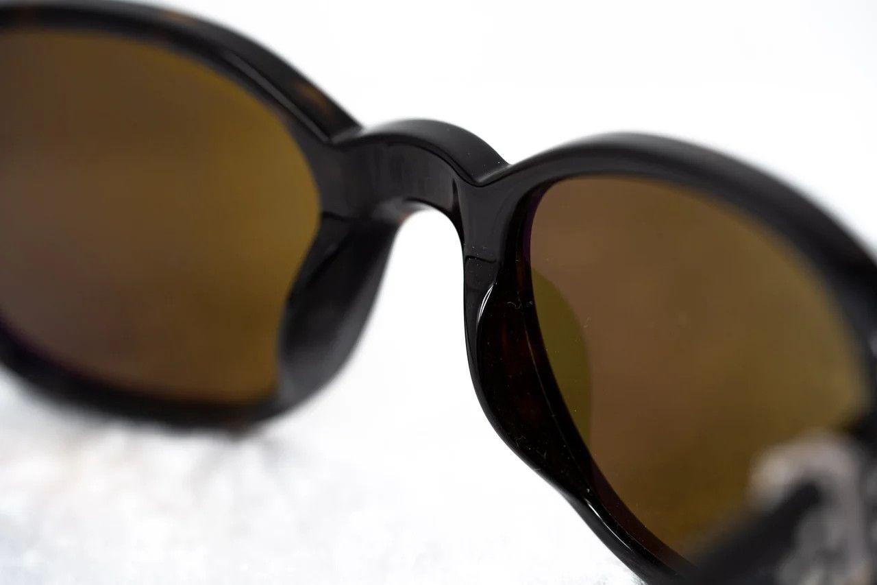 Ann Demeulemeester Ann Demeulemeester Sunglasses Oval Tortoise Shell and Brown Size ONE SIZE - 11 Thumbnail