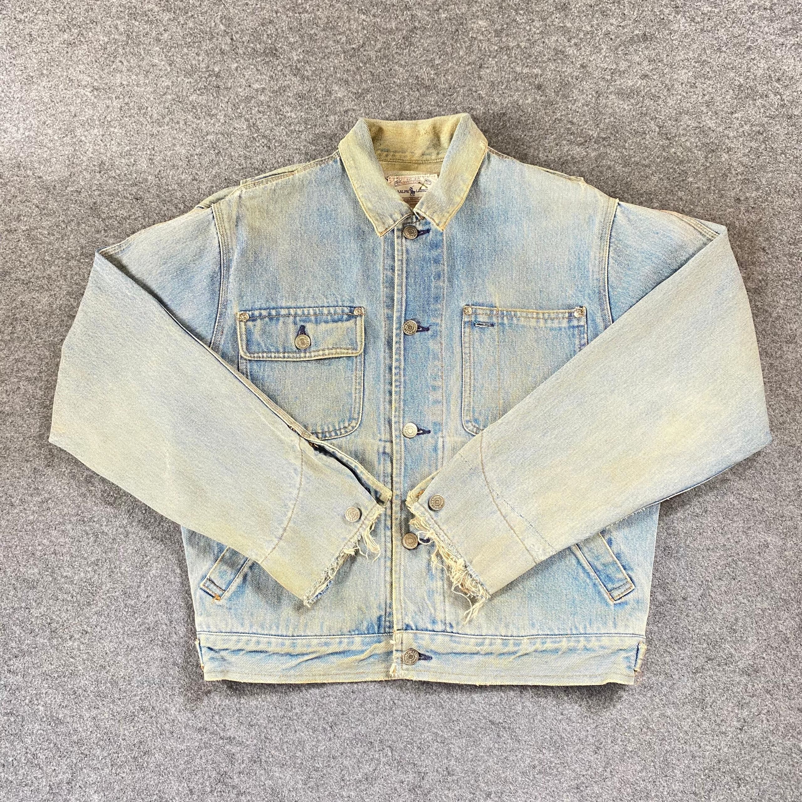 Polo Ralph Lauren Vintage 90s Polo Ralph Lauren Denim Jacket Size US L / EU 52-54 / 3 - 2 Thumbnail