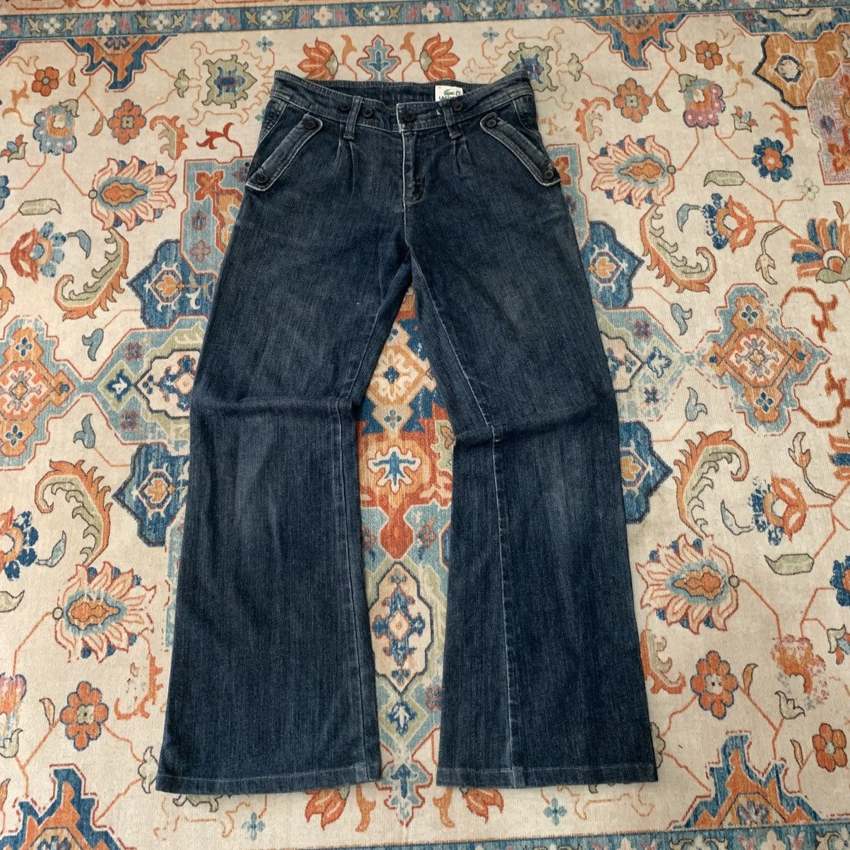 Lacoste vintage flared jeans Size US 29 - 3 Thumbnail