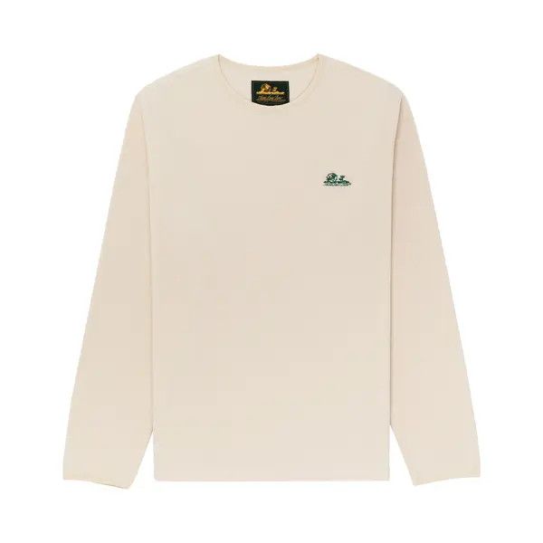 Aime Leon Dore o1mle0925 Unisphere Fleece Long-Sleeve Tee in White Size US S / EU 44-46 / 1 - 1 Preview
