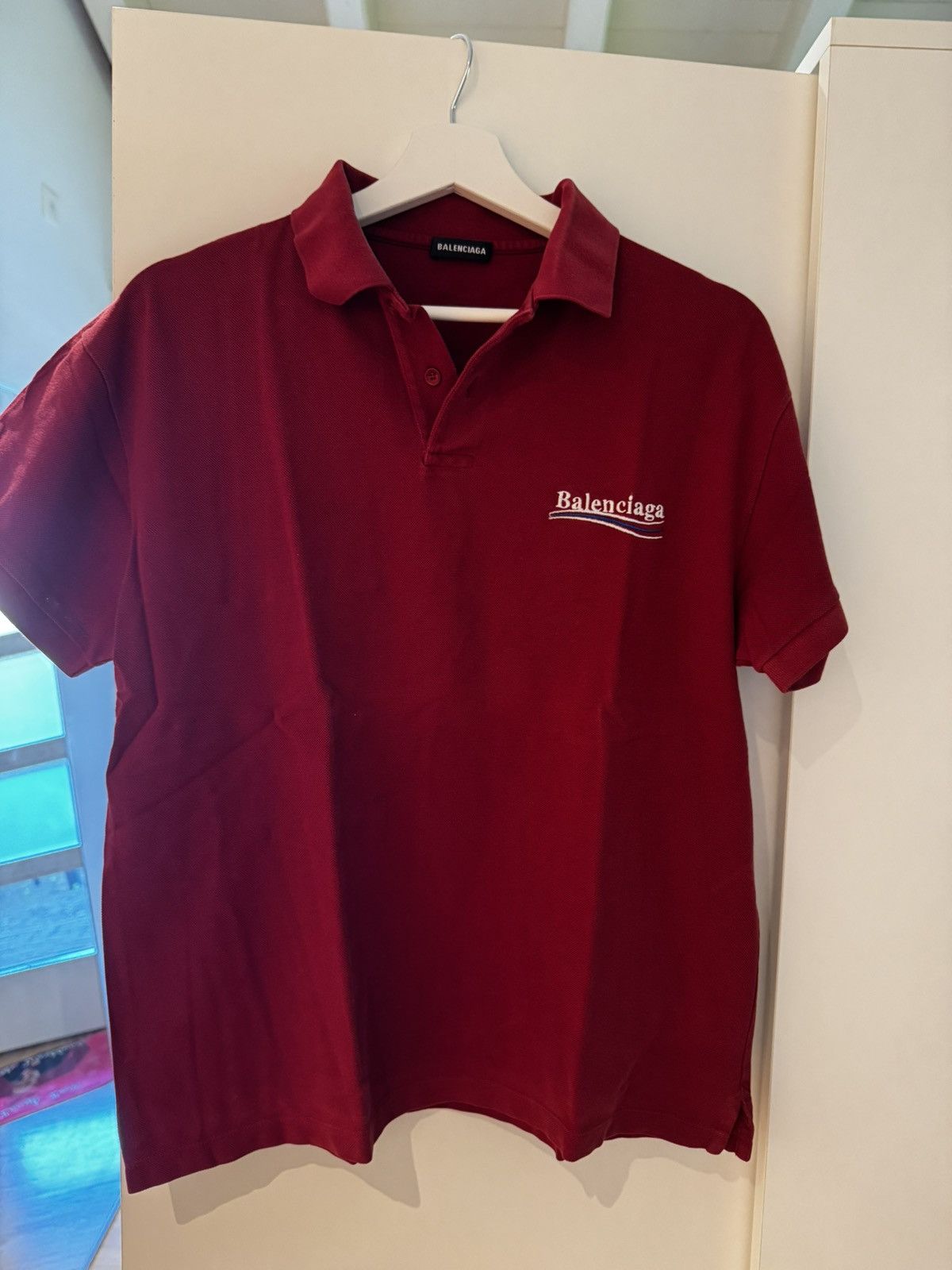 Balenciaga “Political Campaign” Logo Polo Shirt Size US XS / EU 42 / 0 - 1 Thumbnail