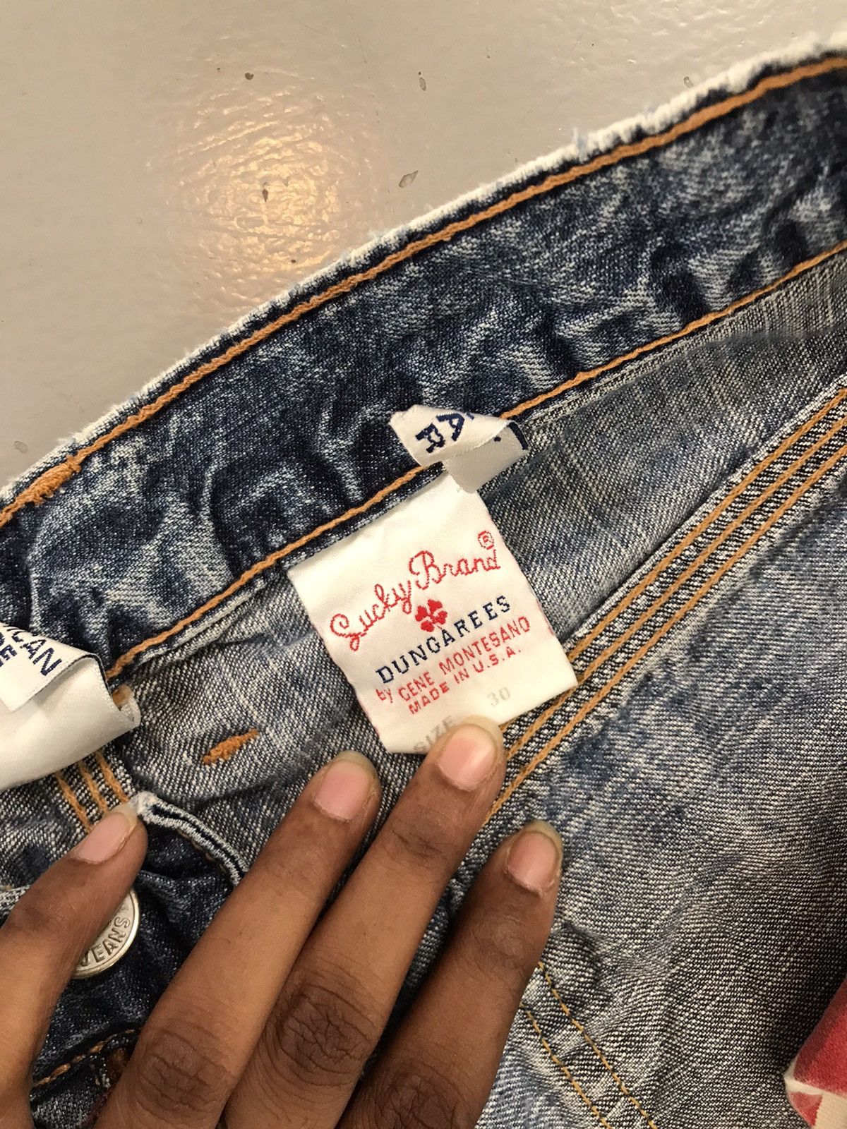 Lucky Brand × Vintage Vintage lucky brand carpenter denim Size US 30 / EU 46 - 9 Thumbnail
