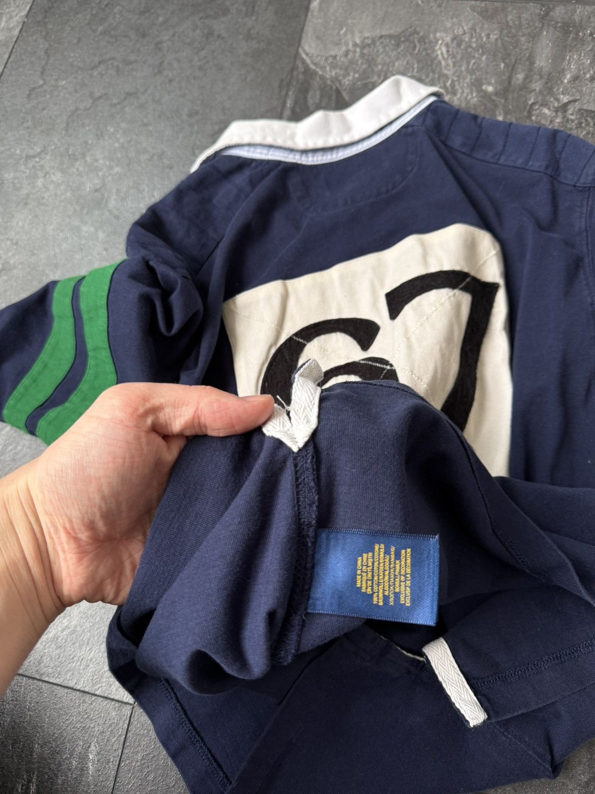 Polo Ralph Lauren × Streetwear × Vintage Vintage polo Ralph Lauren long sleeve big logo rugby Size US XS / EU 42 / 0 - 10 Thumbnail