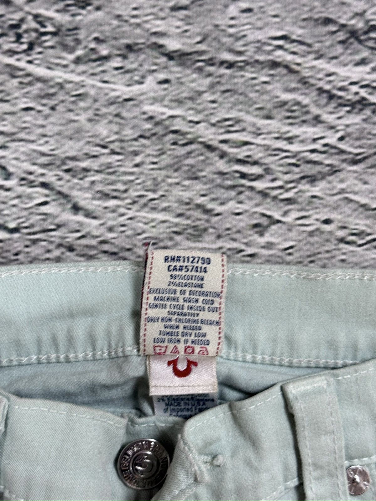 True Religion True Religion jeans mint turquoise vintage denim pants Size 28" / US 6 / IT 42 - 10 Thumbnail
