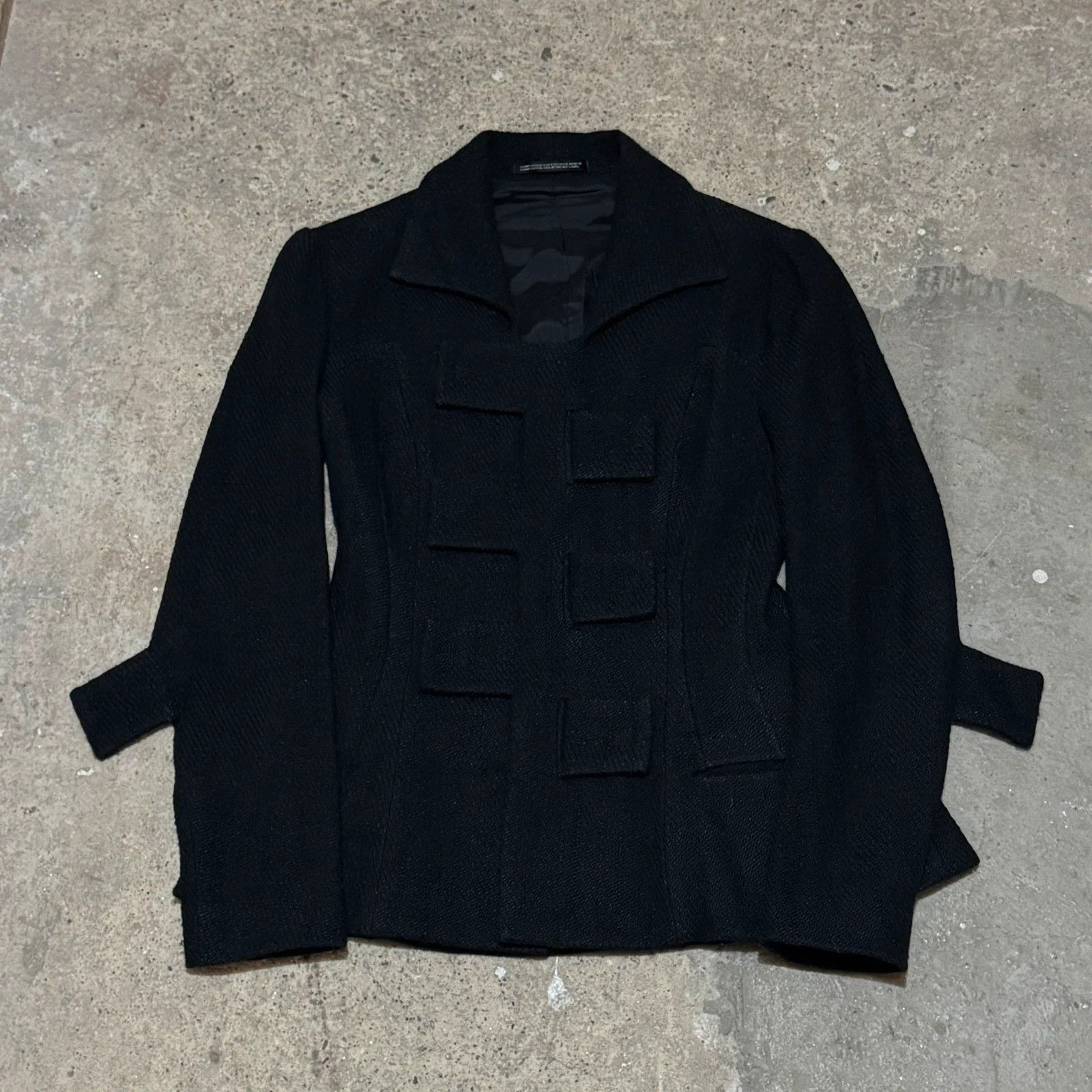 F/W 2008 Yohji Yamamoto snap button wool silk jacket