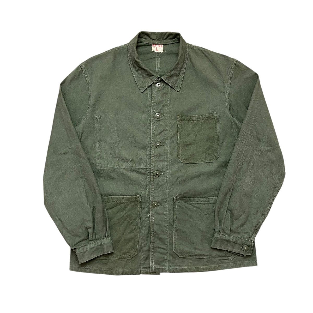 Vintage ‼️RARE‼️ Vintage 60’s French Work Jacket Green Size US L / EU 52-54 / 3 - 2 Thumbnail