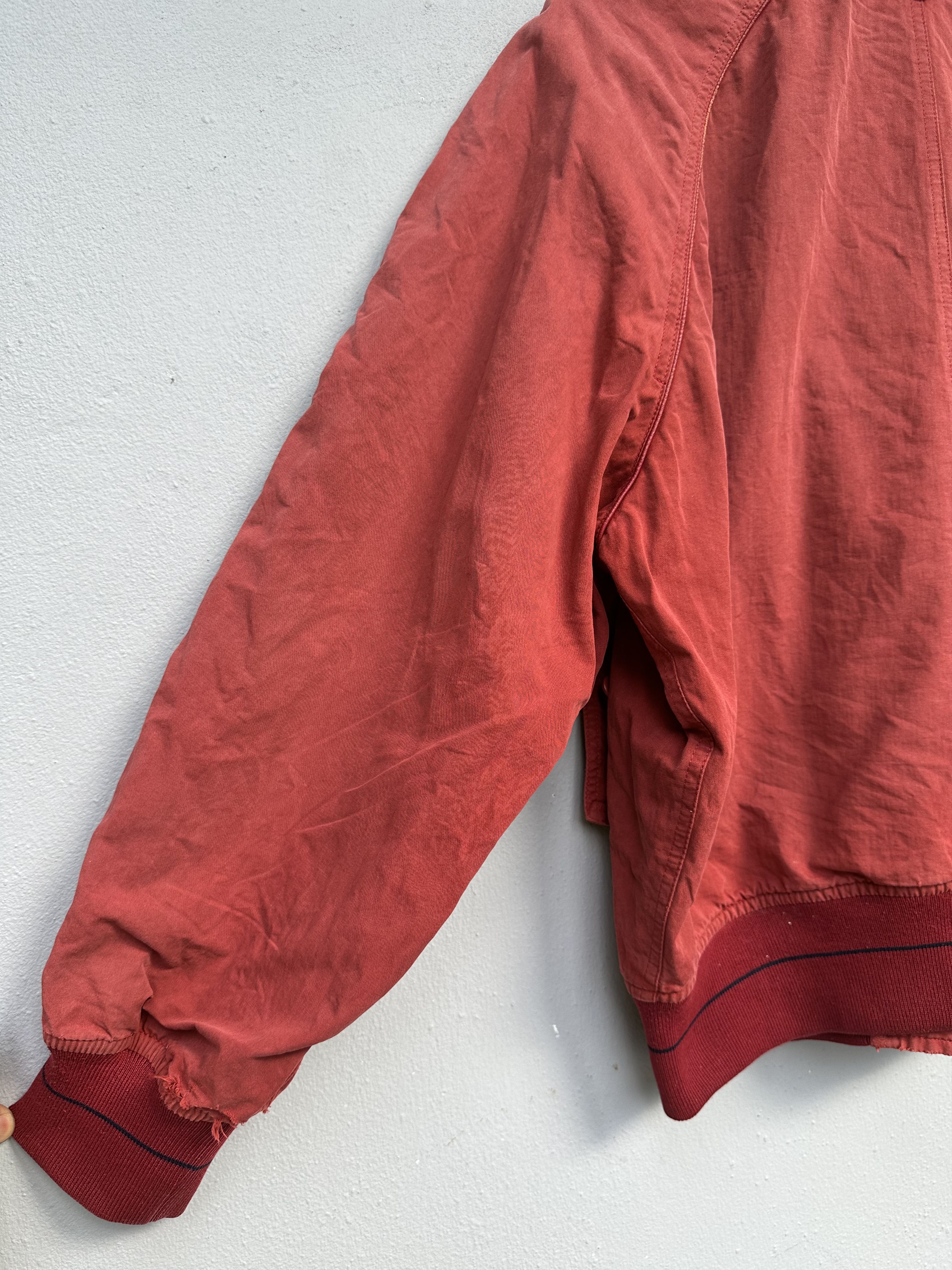 Mademoiselle Non Non Vintage 90s Papas Sports Logo Distressed Bomber Jacket Size US M / EU 48-50 / 2 - 13 Thumbnail