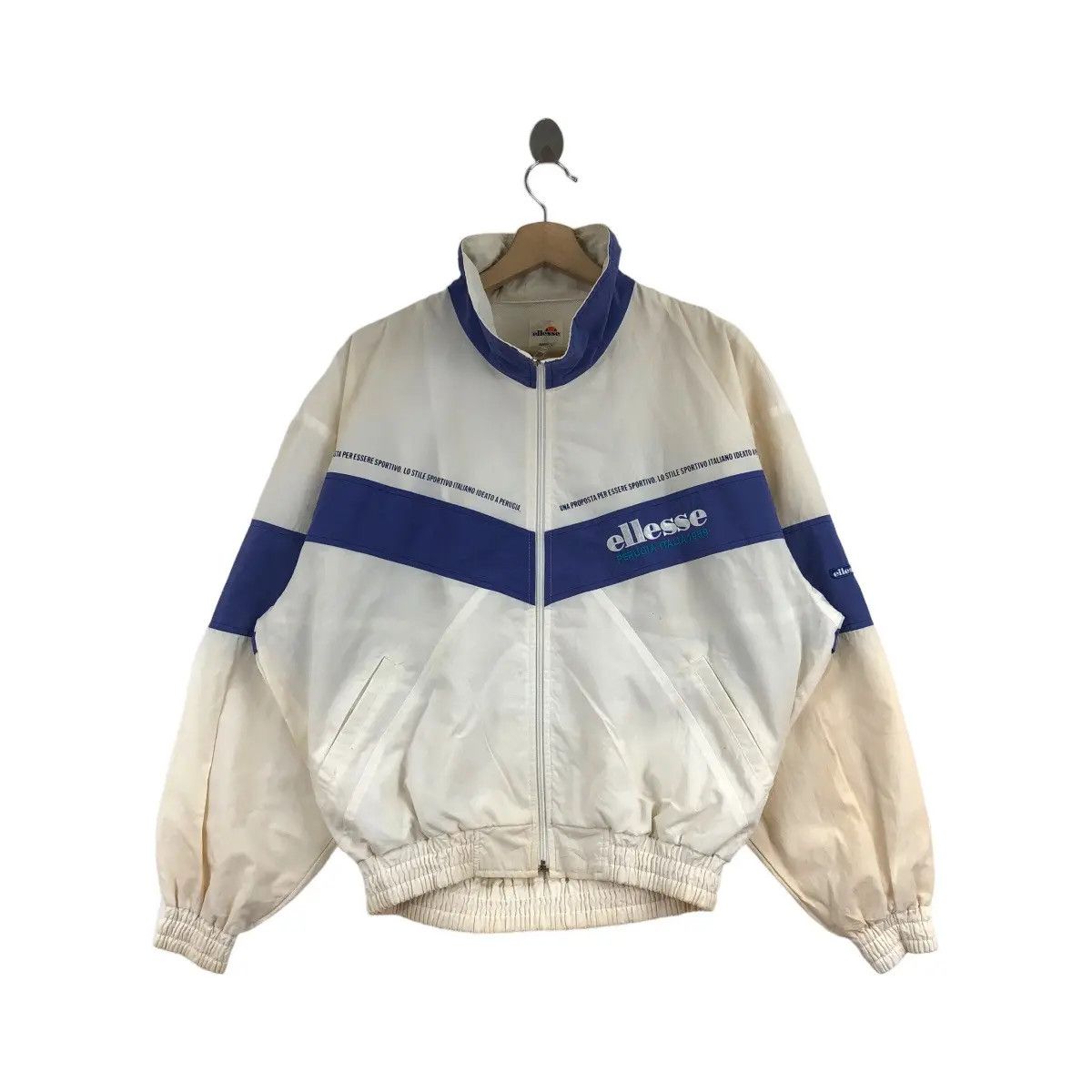 Ellesse Vtg ELLESSE PERUGIA ITALIA 1959 Jaspo Jacket Outdoor Tennis Size L / US 10 / IT 46 - 1 Thumbnail