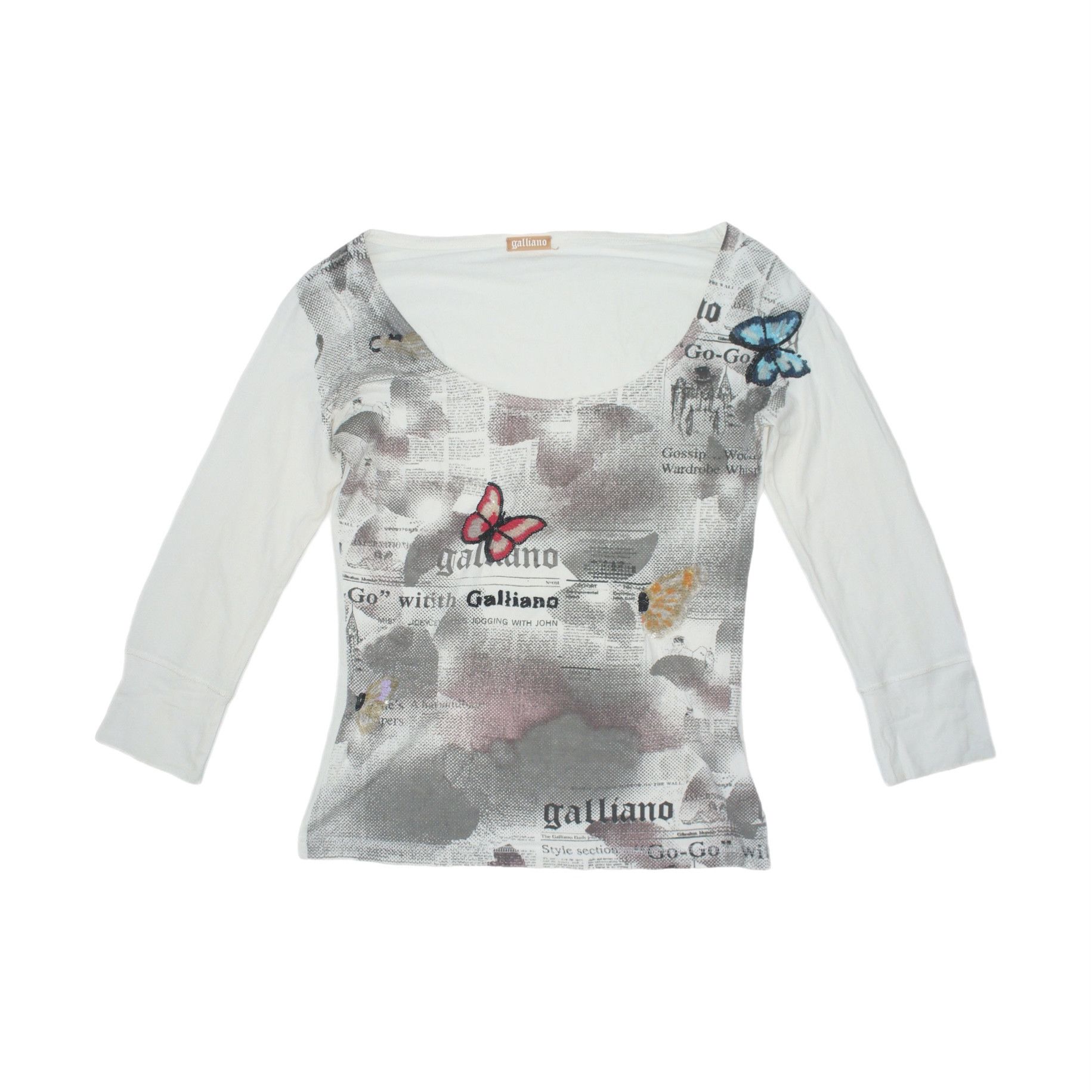 John Galliano John Galliano 3/4 sleeve top Size M / US 6-8 / IT 42-44 - 7 Thumbnail