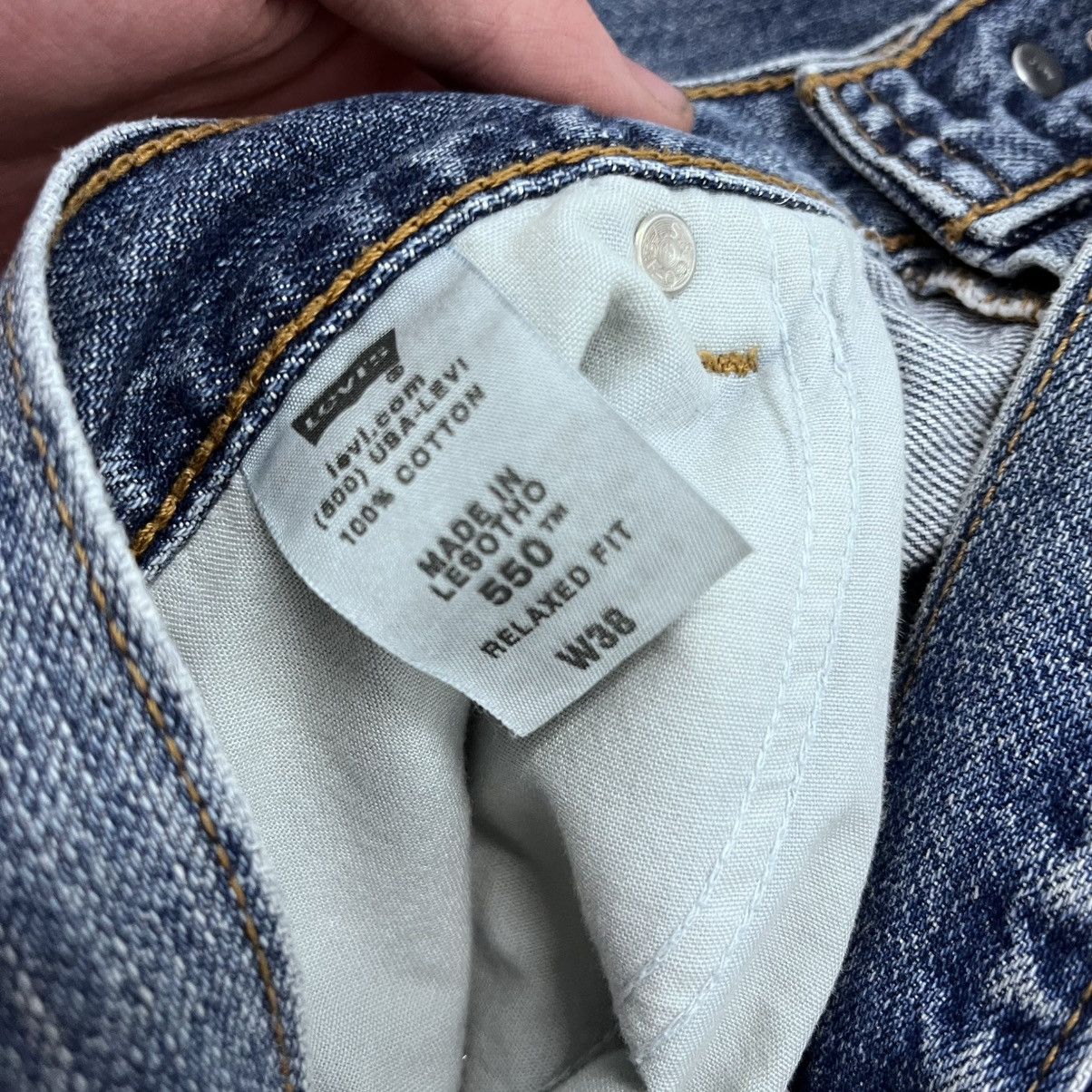 Levi's × Vintage Vintage Y2K Baggy Levi's 550 Relaxed fit 38" Jorts Jeans Size US 38 / EU 54 - 3 Thumbnail