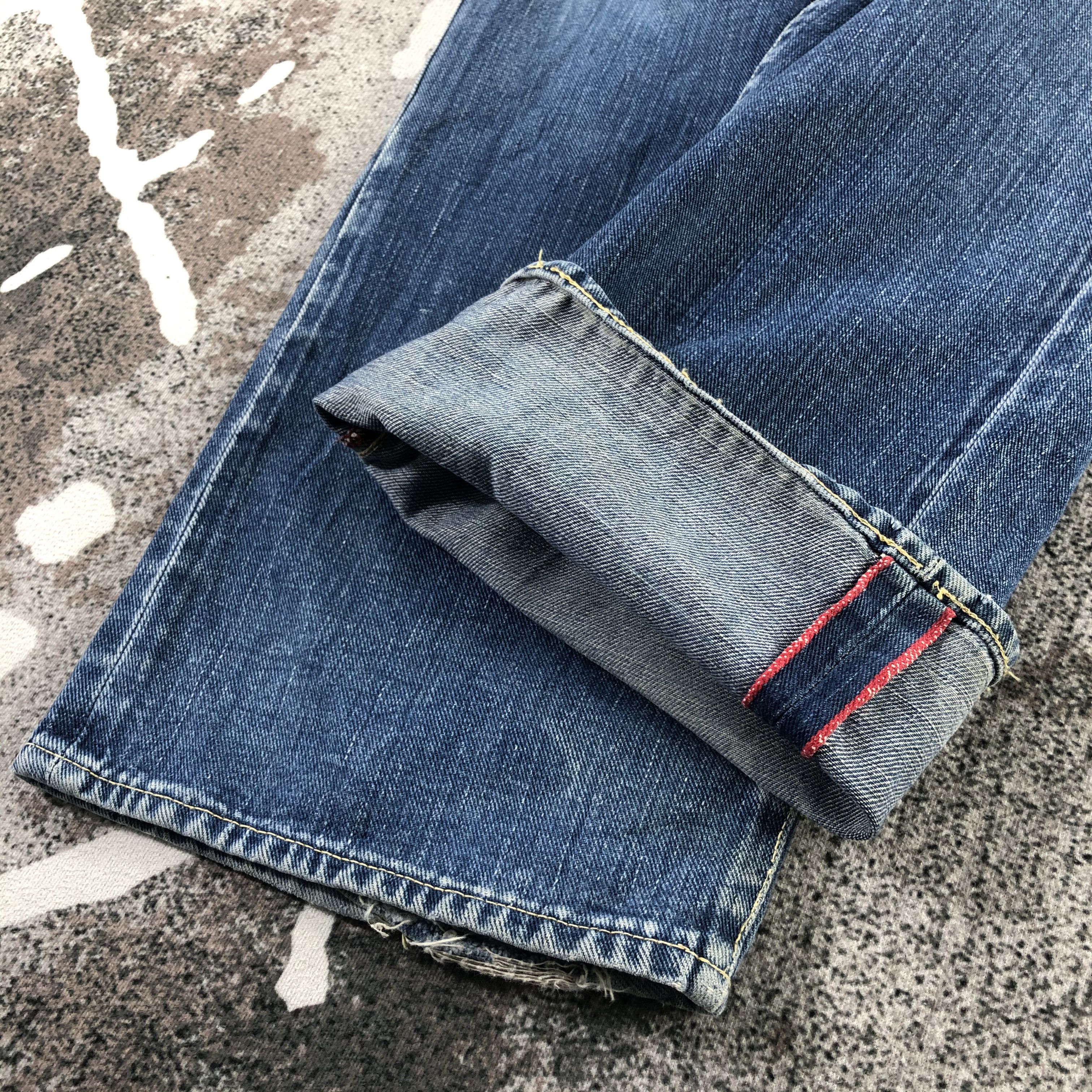 HOLLYWOOD RANCH MARKET Hr Market Redline Jeans Selvedge Denim KJ1267 Size US 32 / EU 48 - 7 Thumbnail