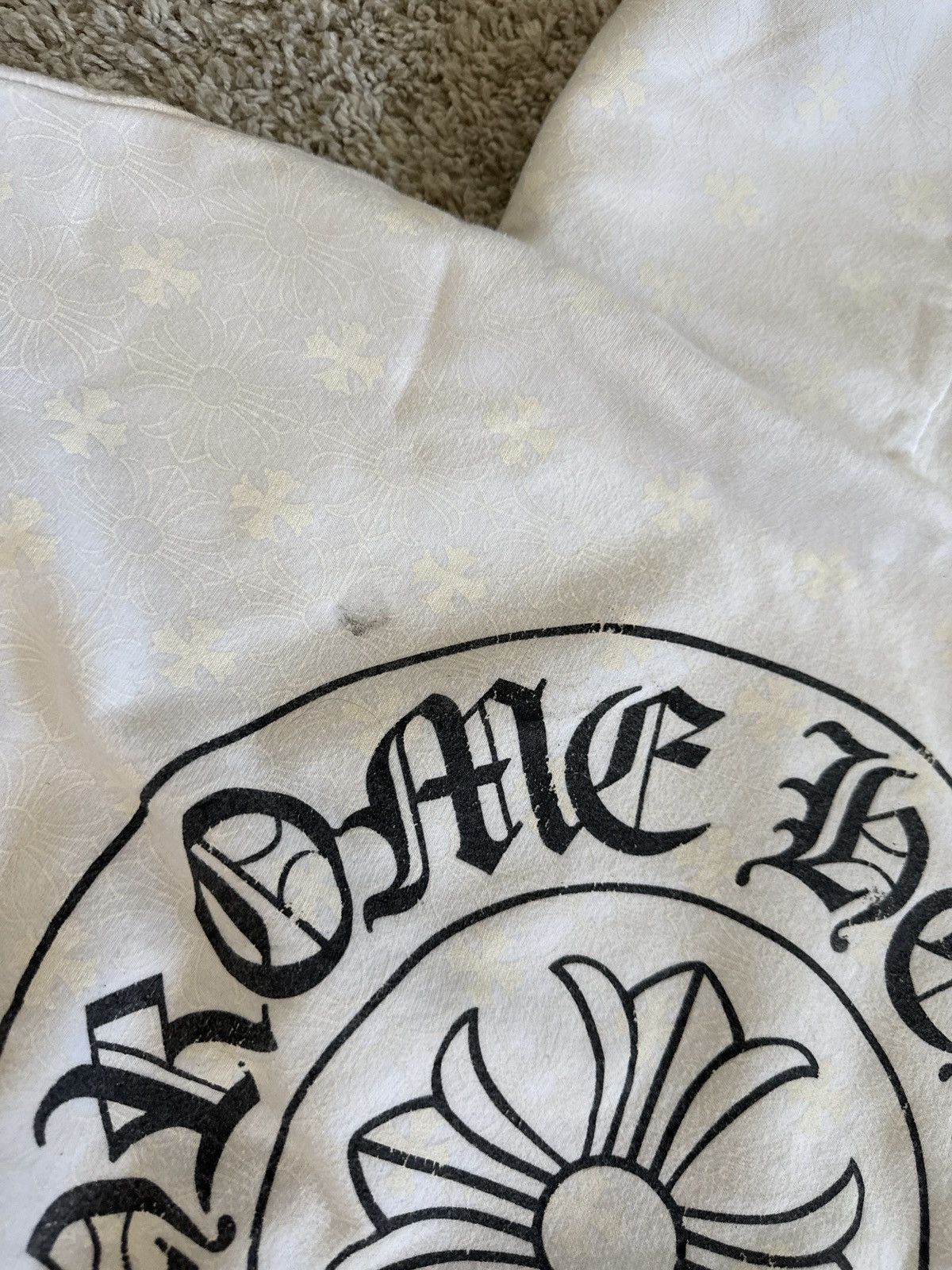 Chrome Hearts RARE Chrome Hearts White Full Print Hoodie Size US S / EU 44-46 / 1 - 10 Thumbnail