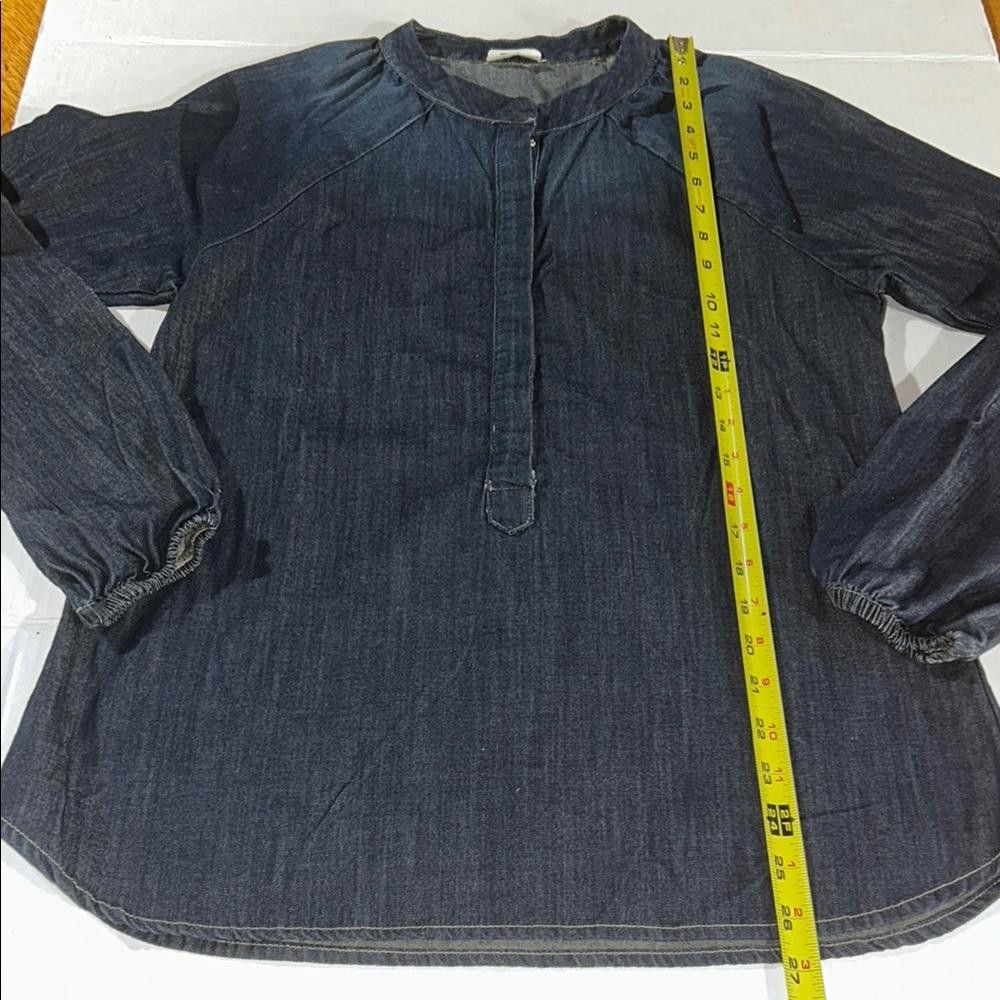 Designer AG Adriano Goldschmied Denim Long Sleeve Top, Small Size S / US 4 / IT 40 - 9 Thumbnail