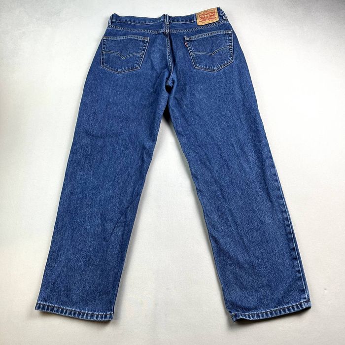 Levi's Levis 550 Jeans Mens 36x32 Blue Denim Relaxed Fit Stone Wash ...