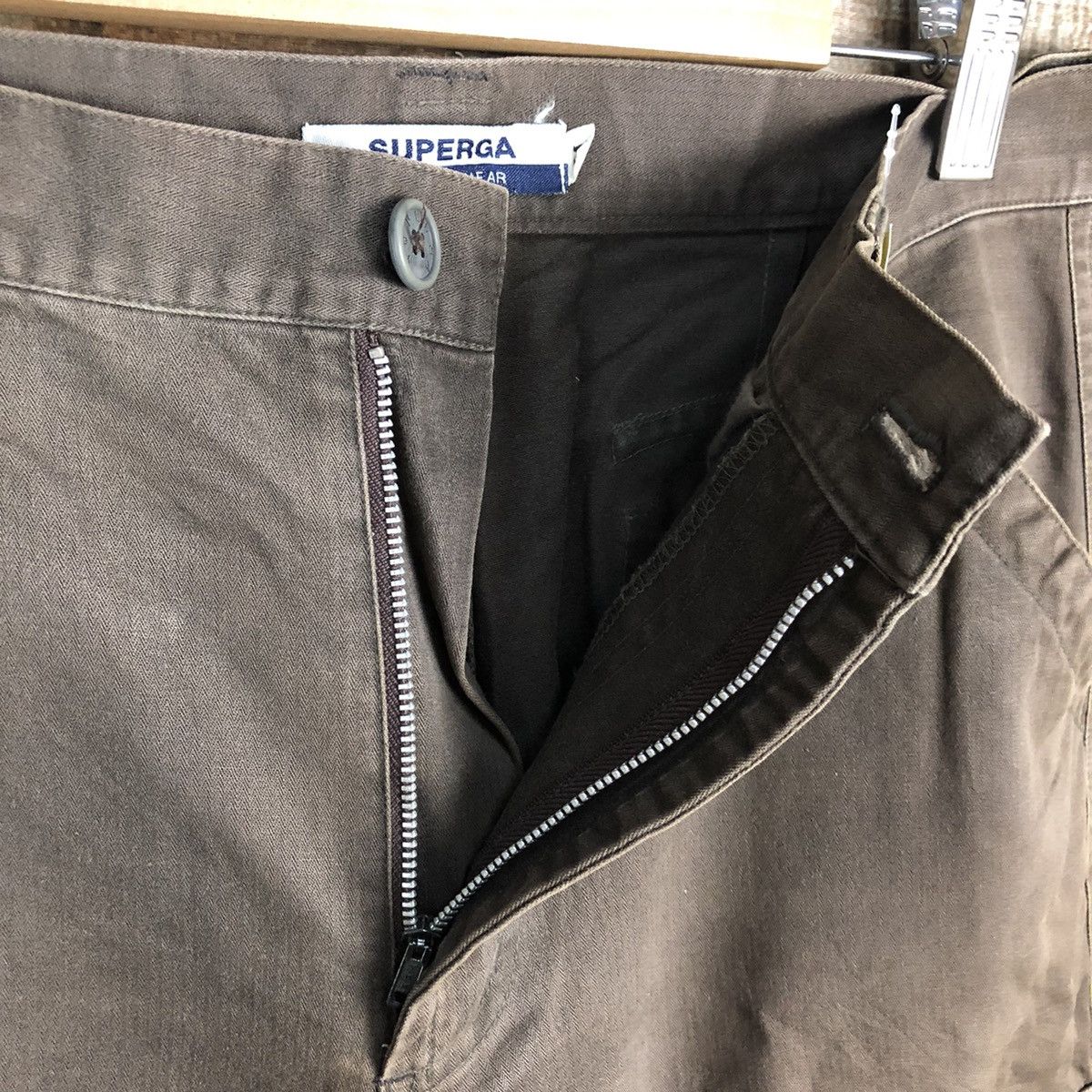 Japanese Brand DL Superga Sportwear Brown Cargo Multipocket Pants #C094 Size US 30 / EU 46 - 12 Thumbnail