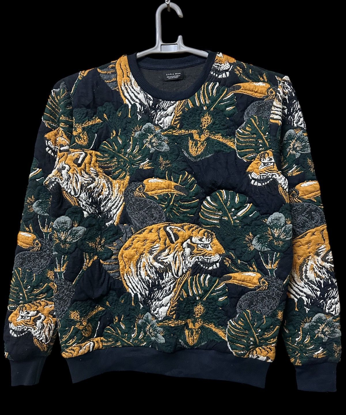 Zara Zara man floral embroidered sweatshirt Size US M / EU 48-50 / 2 - 1 Thumbnail