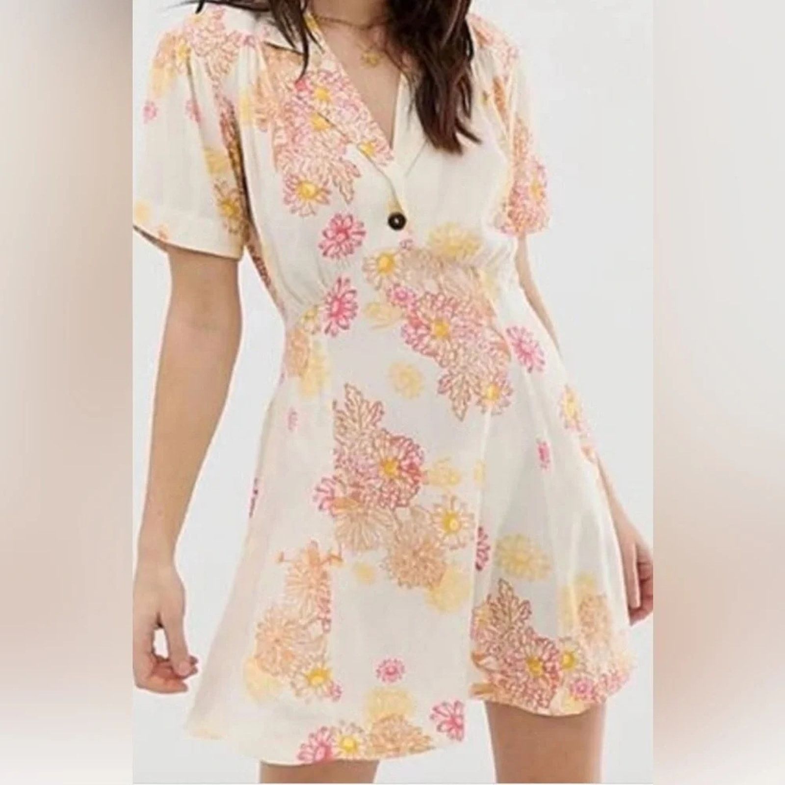 Free People Free People Blue Hawaii mini dress, size XS. Size XS / US 0-2 / IT 36-38 - 1 Thumbnail