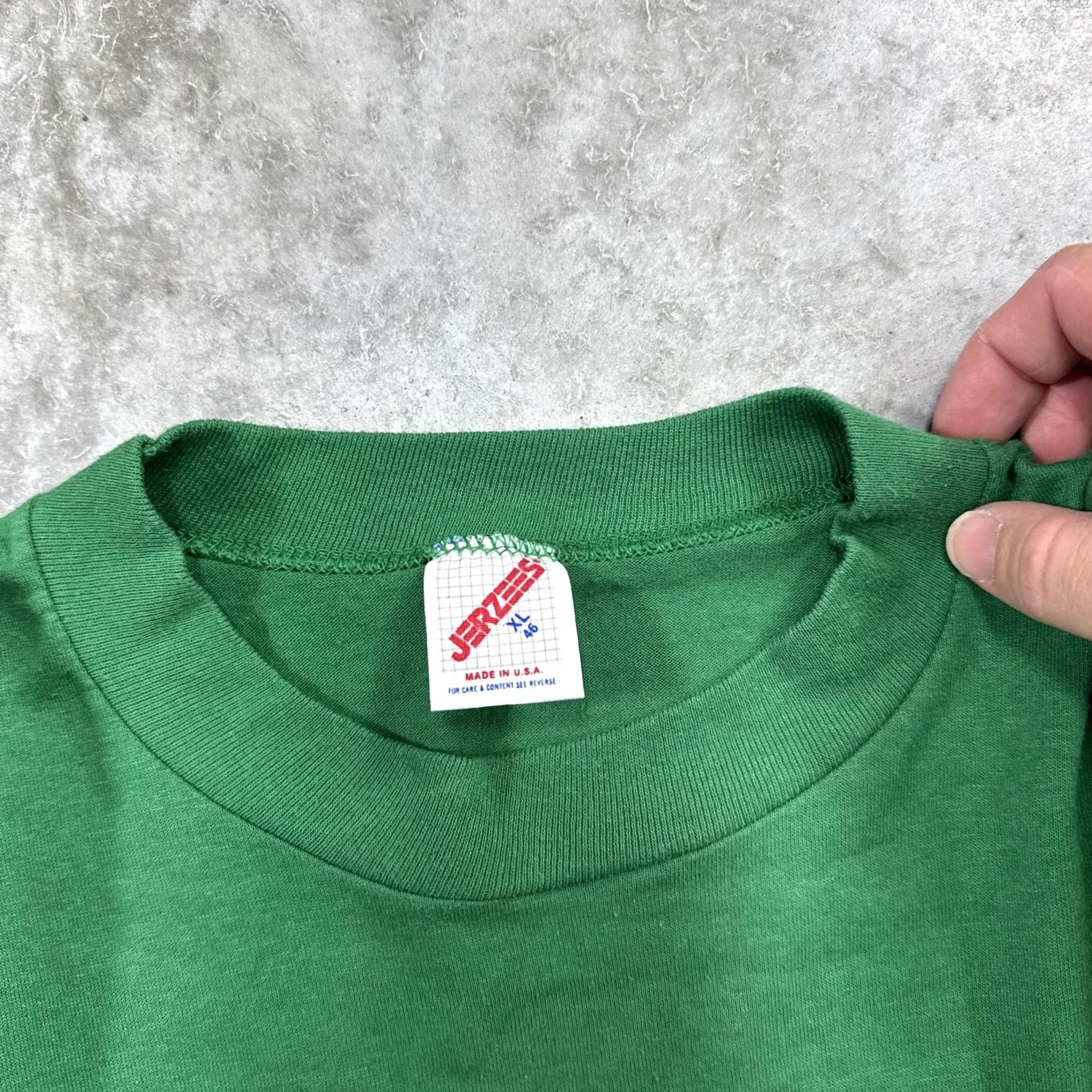 Jerzees VINTAGE FAMU Rattlers Shirt Mens Large Green 80s Event 1988 Jersey Cotton Graphic Print Crew Neck T-Shirt Size US L / EU 52-54 / 3 - 4 Thumbnail