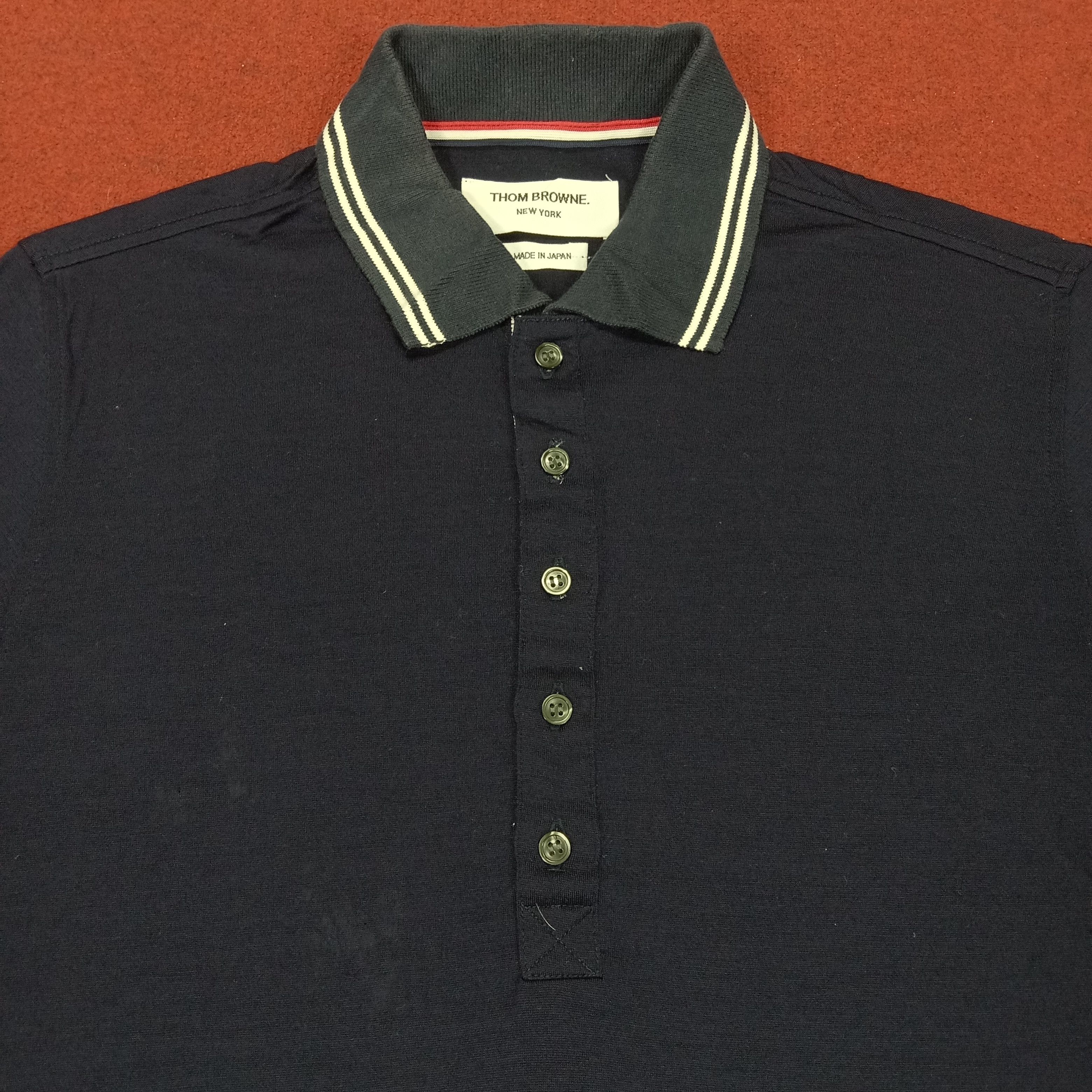 Thom Browne Thom Browne Polos Casual Style Size US S / EU 44-46 / 1 - 2 Thumbnail