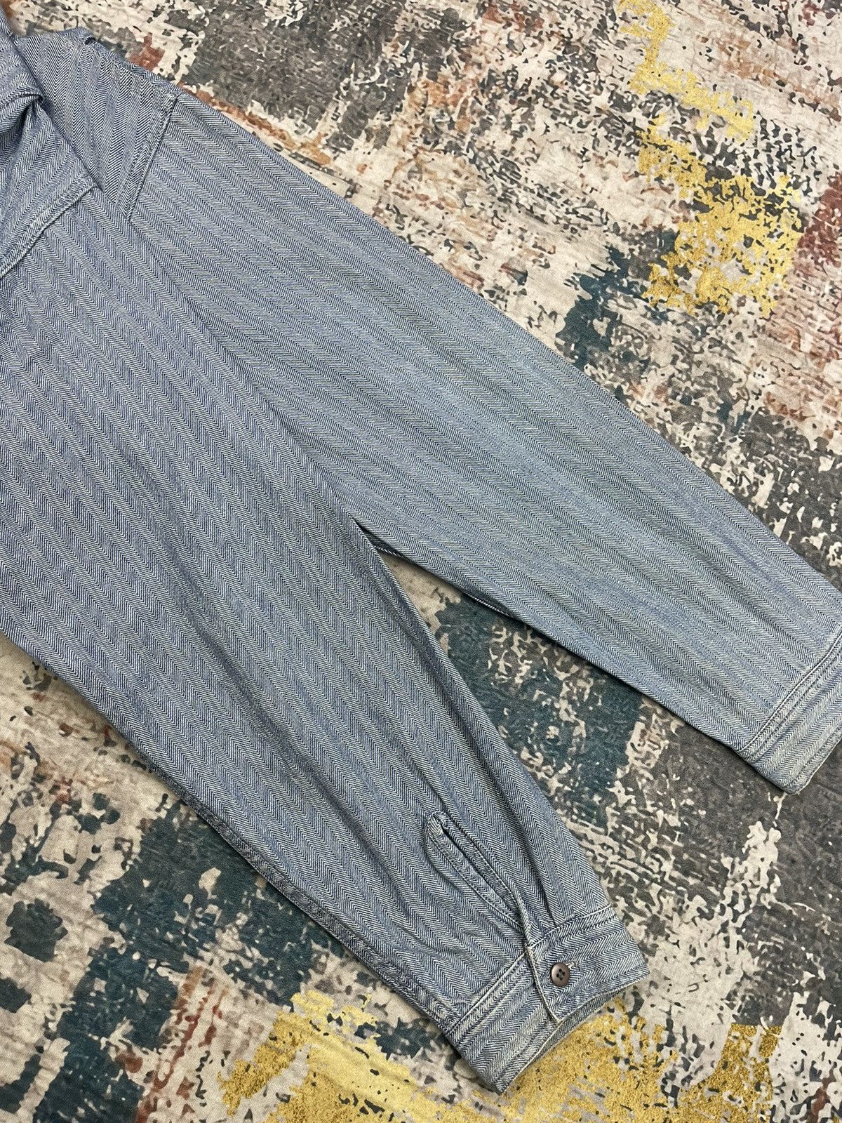 Oshkosh OSHKOSH Classic Harringbone Denim Coveralls Size US 40 / EU 56 - 6 Thumbnail