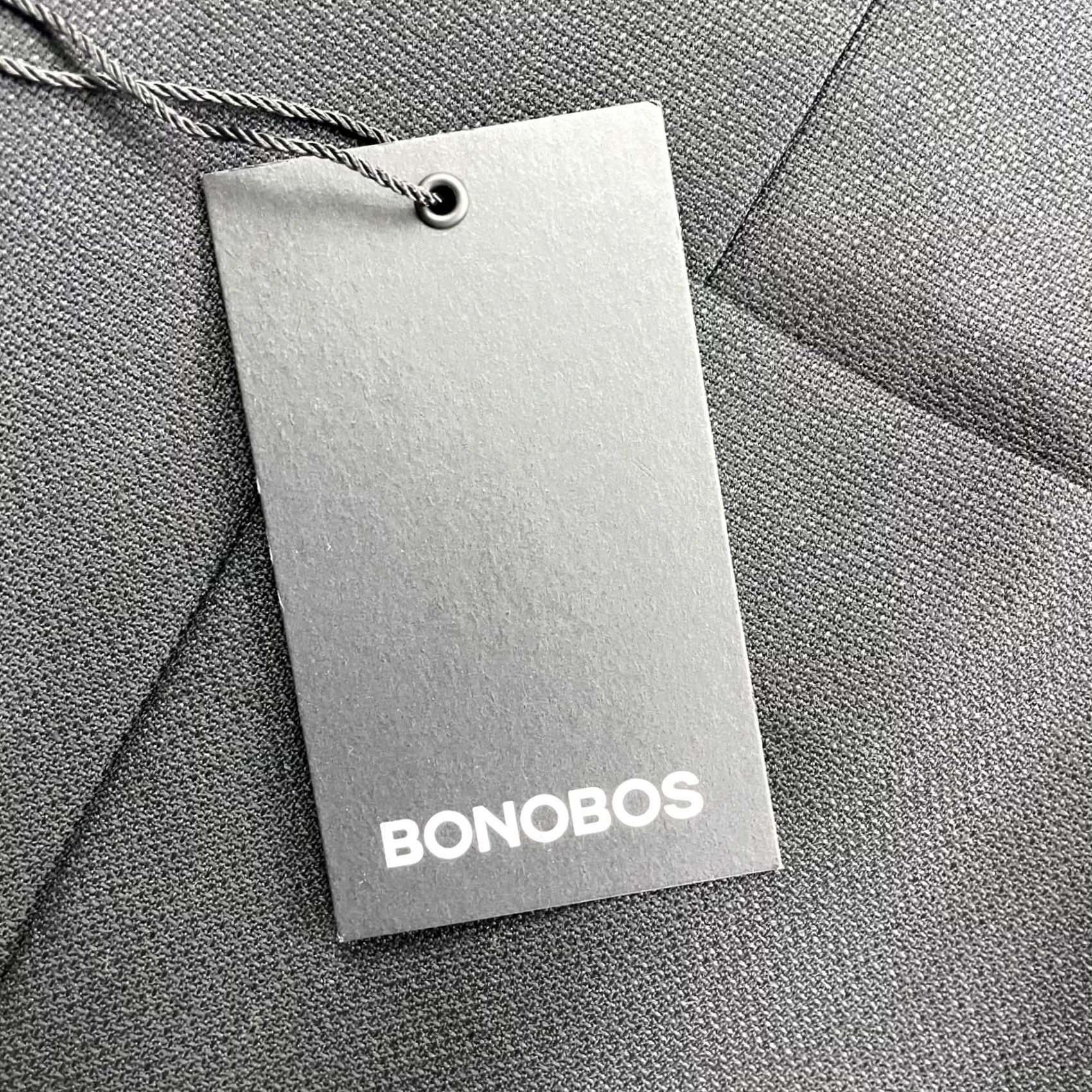 Bonobos VINTAGE? No. Bonobos Blazer Men 40R Slim Wool Black Two-Button Notch Lapel 40R Regular Jacket Coat Business Men’s Two Button Blazer Dam? Size 40R - 5 Thumbnail