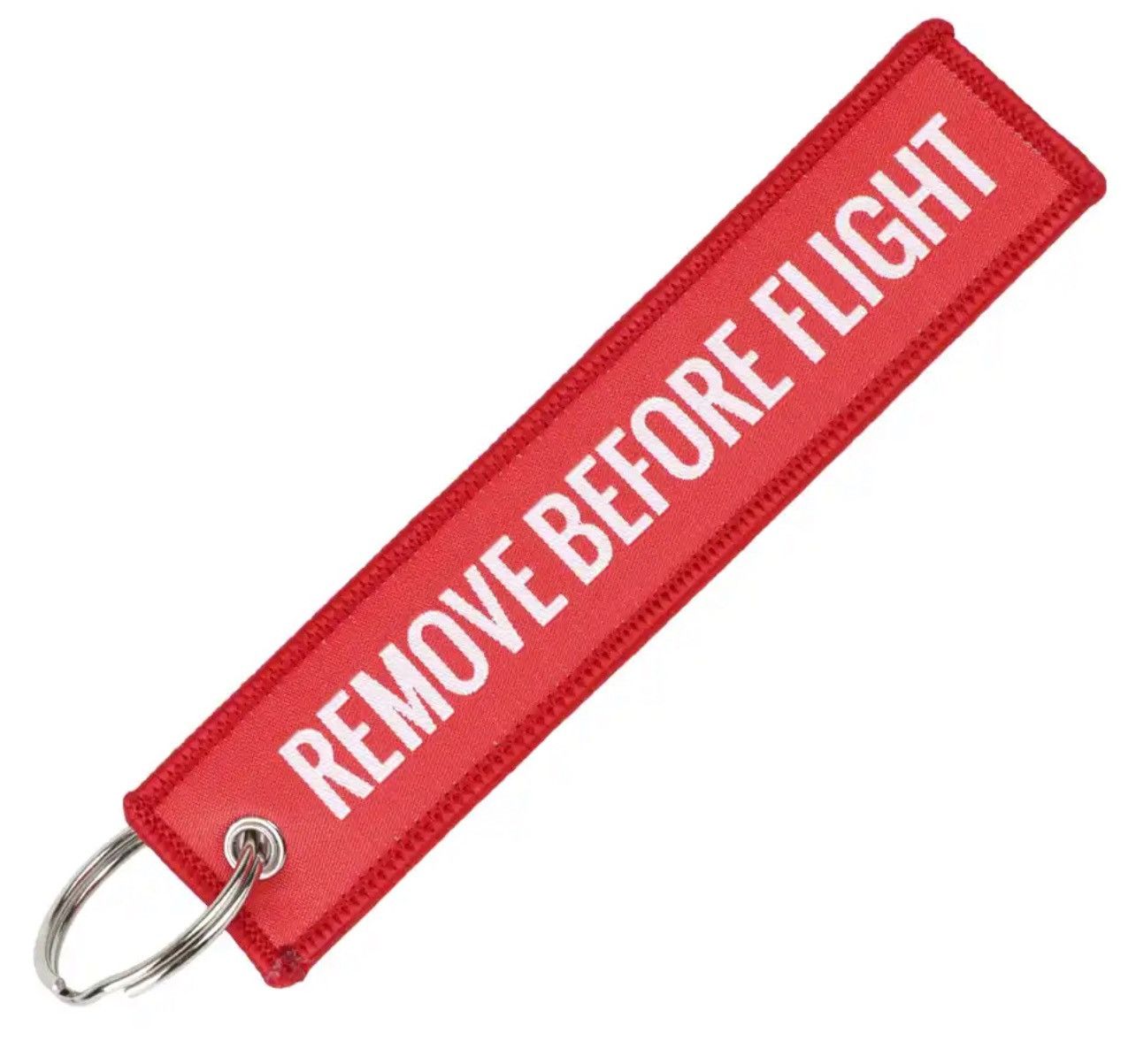 Vintage Remove Before Flight Keyring Keychains Luggage Tag Label Size ONE SIZE - 1 Thumbnail