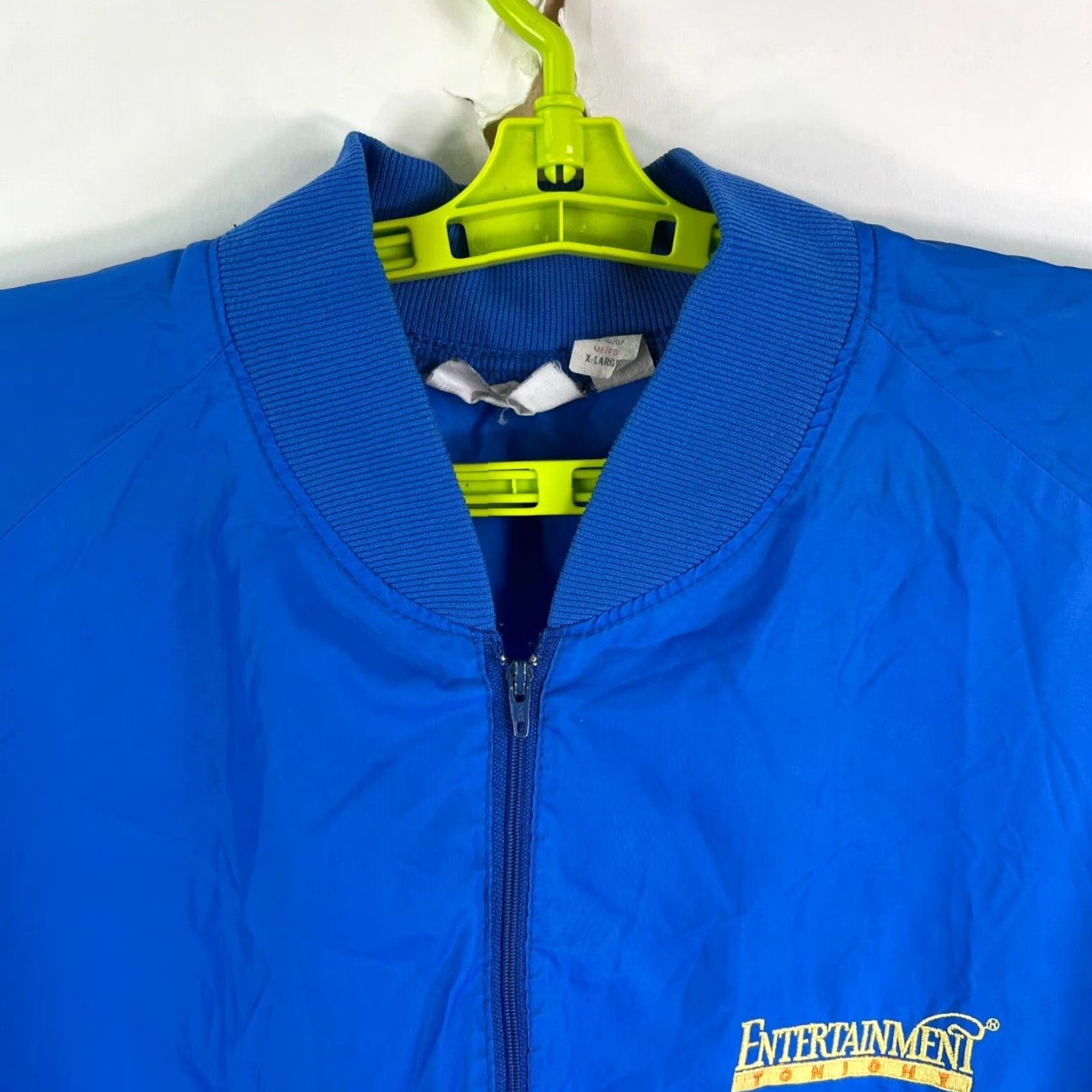 Vintage VINTAGE Wind Breaker Jacket Adult XL Blue Entertainment Tonight Show Classic Men’s Size US XL / EU 56 / 4 - 3 Thumbnail