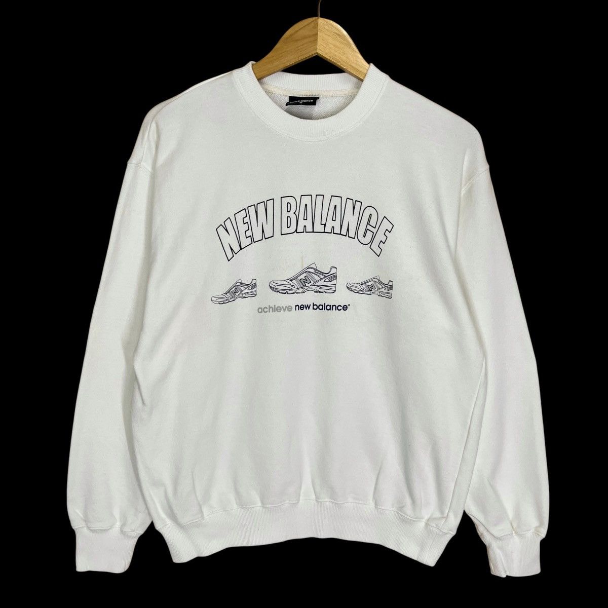 New Balance New Balance Big Logo Pullover Sweatshirt Size M Size US M / EU 48-50 / 2 - 1 Thumbnail