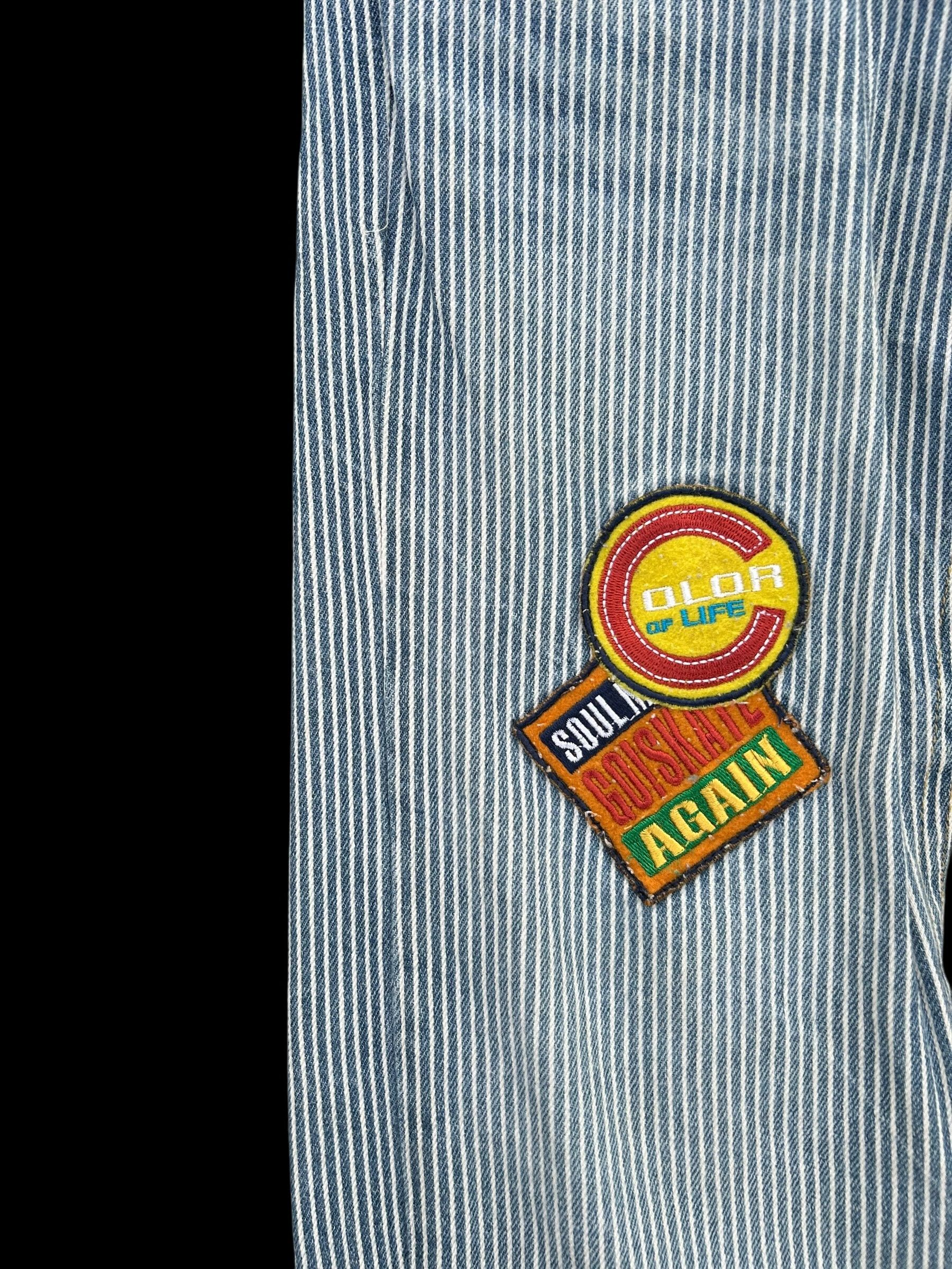 Japanese Brand × Kapital × Vintage Double Waist Hickory Japanese Style Denim Jeans Size US 32 / EU 48 - 4 Thumbnail