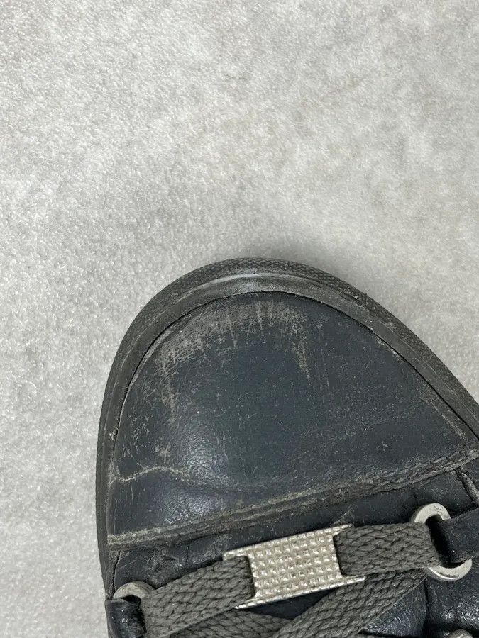 Balenciaga Balenciaga Arena Grey High Leather Sneakers Size US 8 / EU 41 - 8 Thumbnail