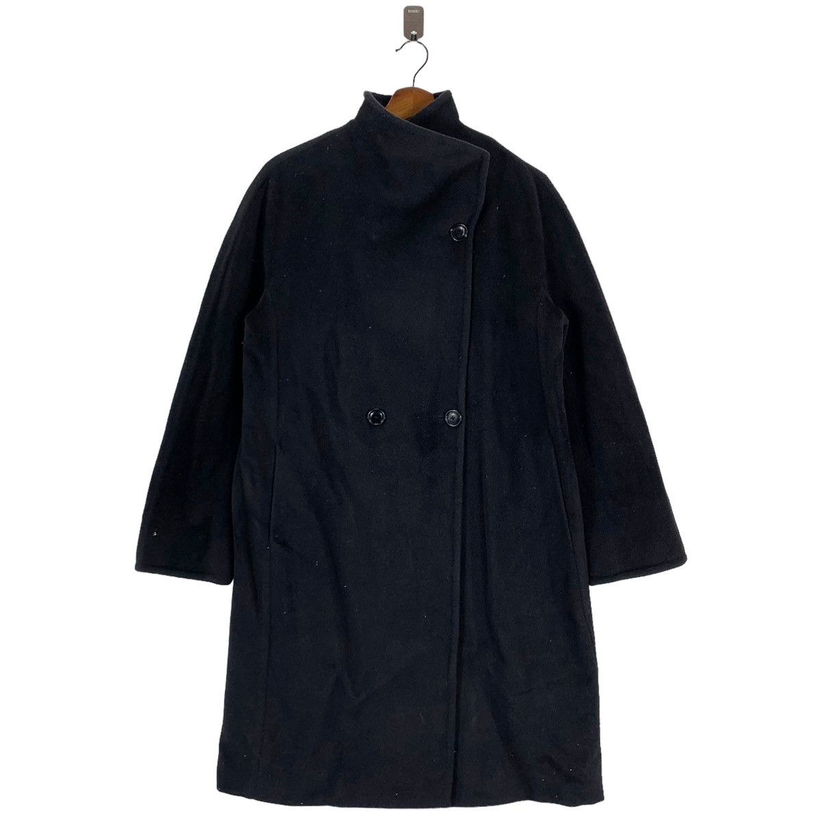 Max Mara × Weekend Max Mara VINTAGE DESIGNER MAX MARA LONG COAT WOOL Size XS / US 0-2 / IT 36-38 - 1 Thumbnail