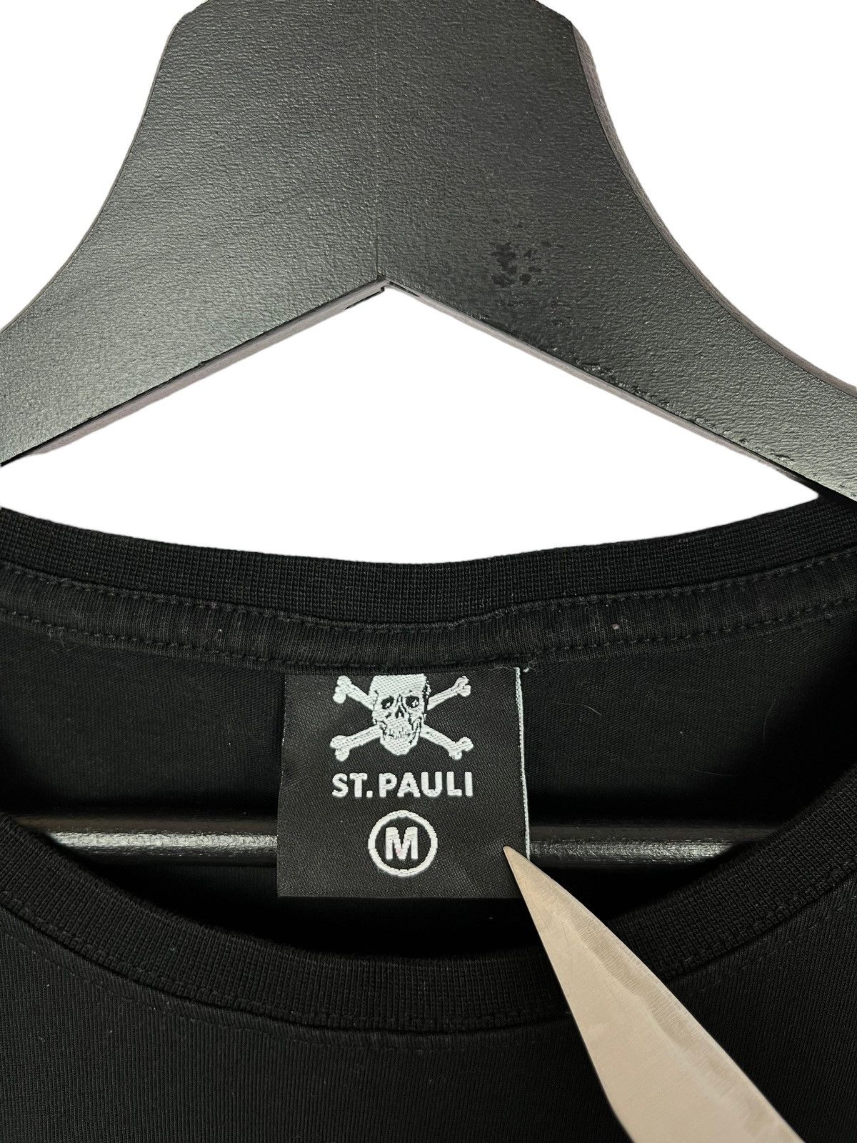 Vintage St. Pauli Luminous Football T-Shirt Black Size US M / EU 48-50 / 2 - 5 Thumbnail