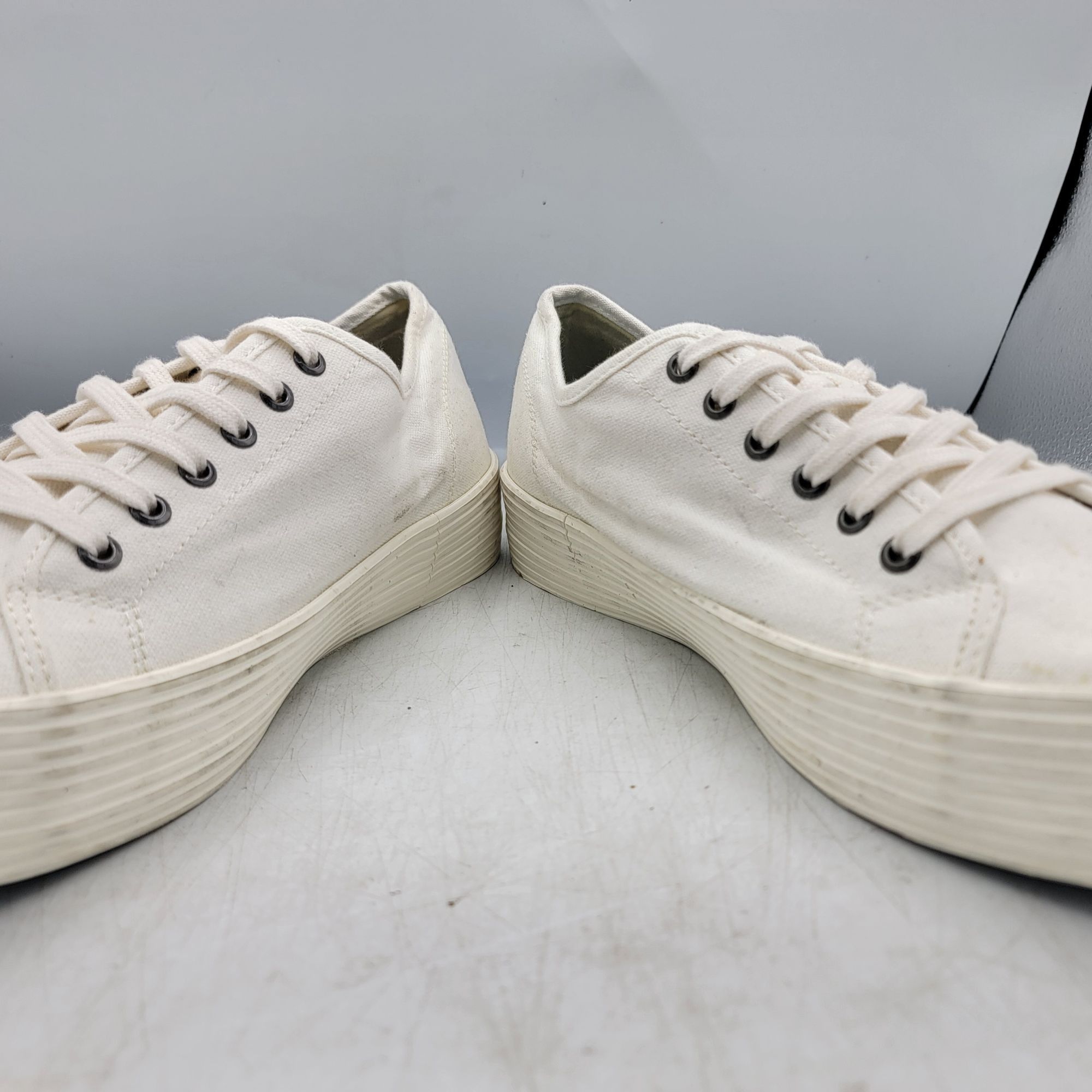 SeaVees Seavees Monterey Sneaker Platform Womens 9 White Bleach Cott Size US 9 / IT 39 - 3 Thumbnail