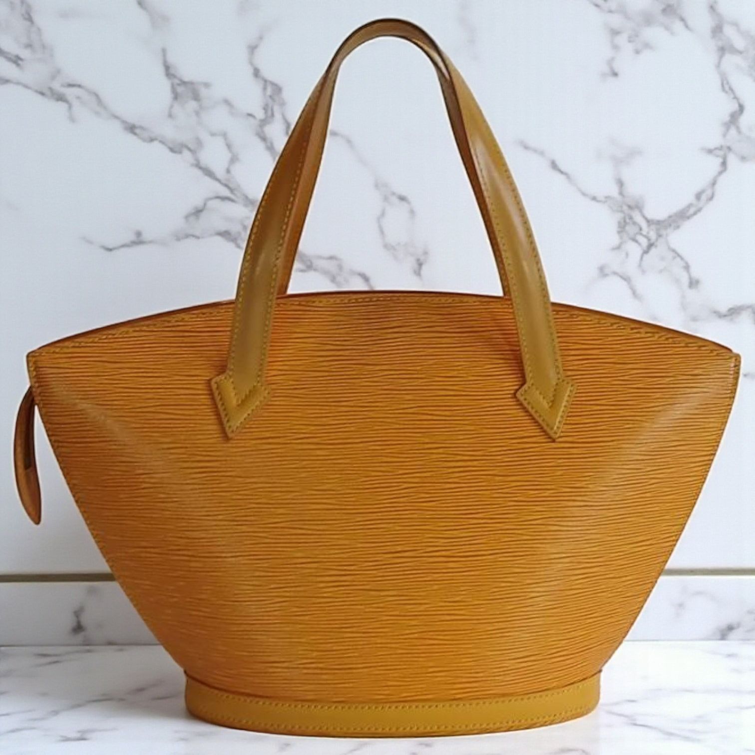 Louis Vuitton Louis Vuitton Epi Saint Jacques Handbag Yellow with Dust Bag Size ONE SIZE - 4 Thumbnail