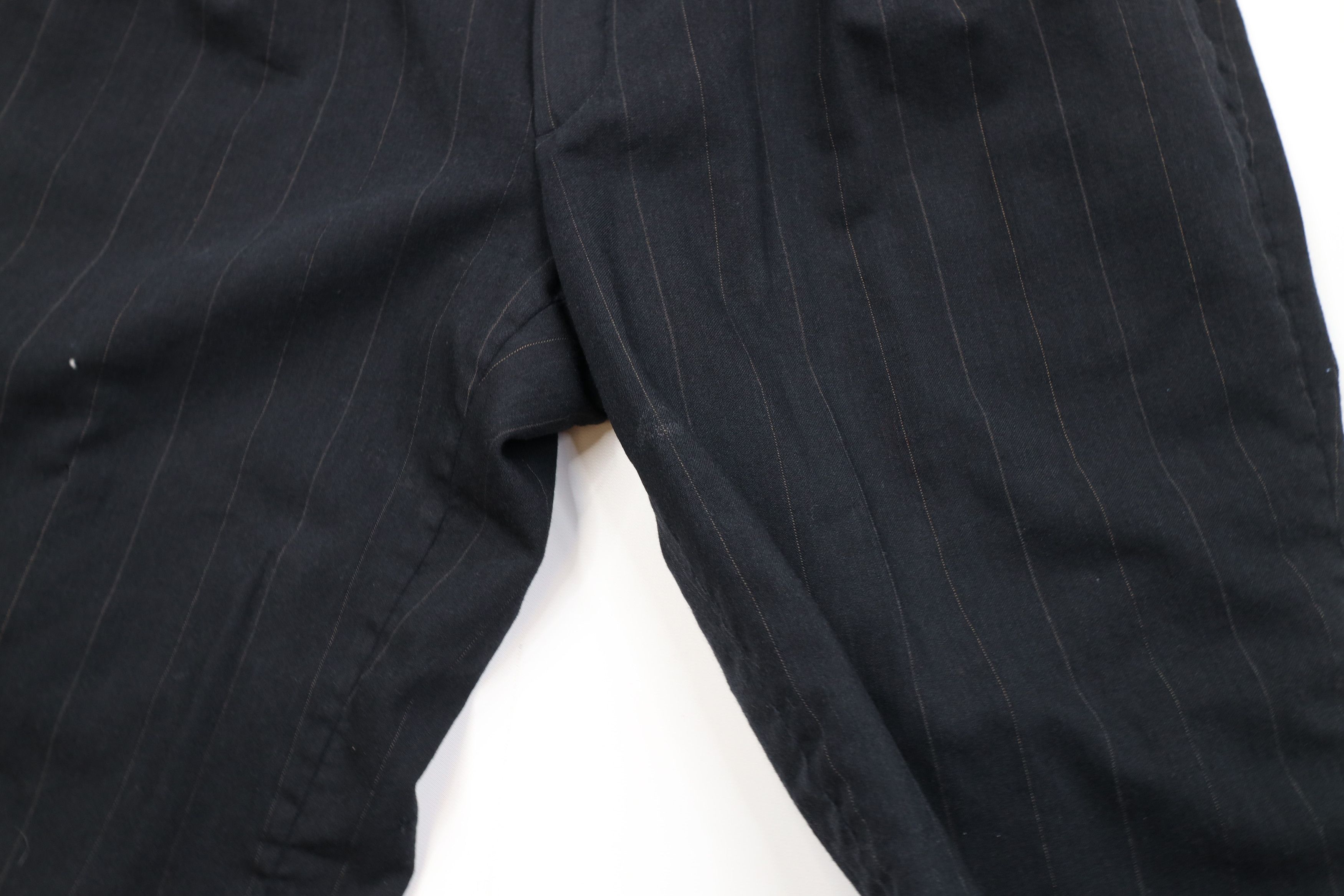 Vintage Vintage 80s Distressed 2 Piece Double Breasted Striped Suit Size 42L - 14 Thumbnail