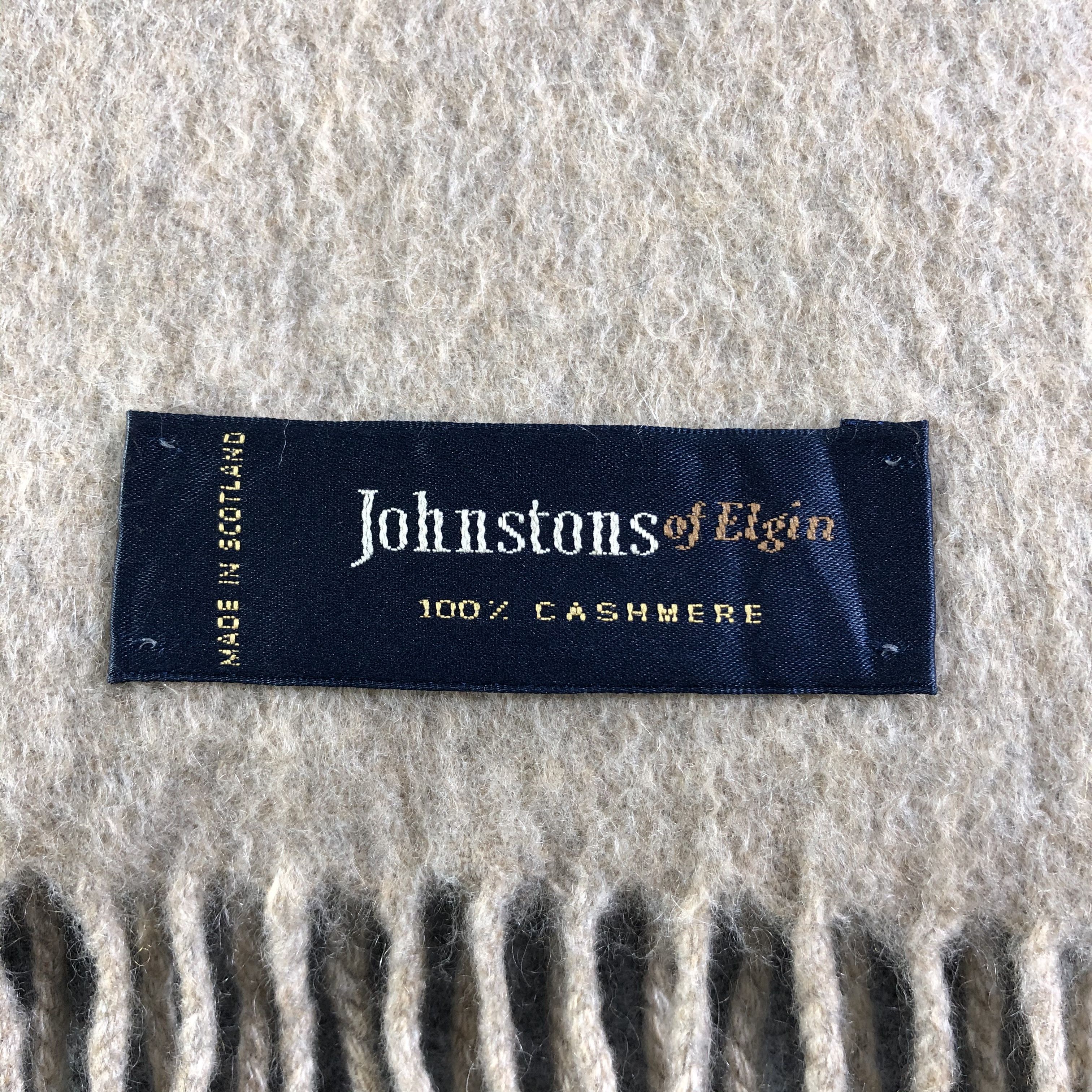 Johnstons Of Elgin Johnstons Of Elgin Cashmere Scarf / Muffler / Neckwear Size ONE SIZE - 5 Thumbnail