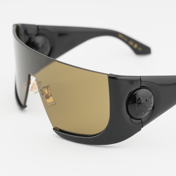 Etro Etro ETROMACARON 0807 70 Sunglasses Black Shield Frame Size ONE SIZE - 3 Thumbnail