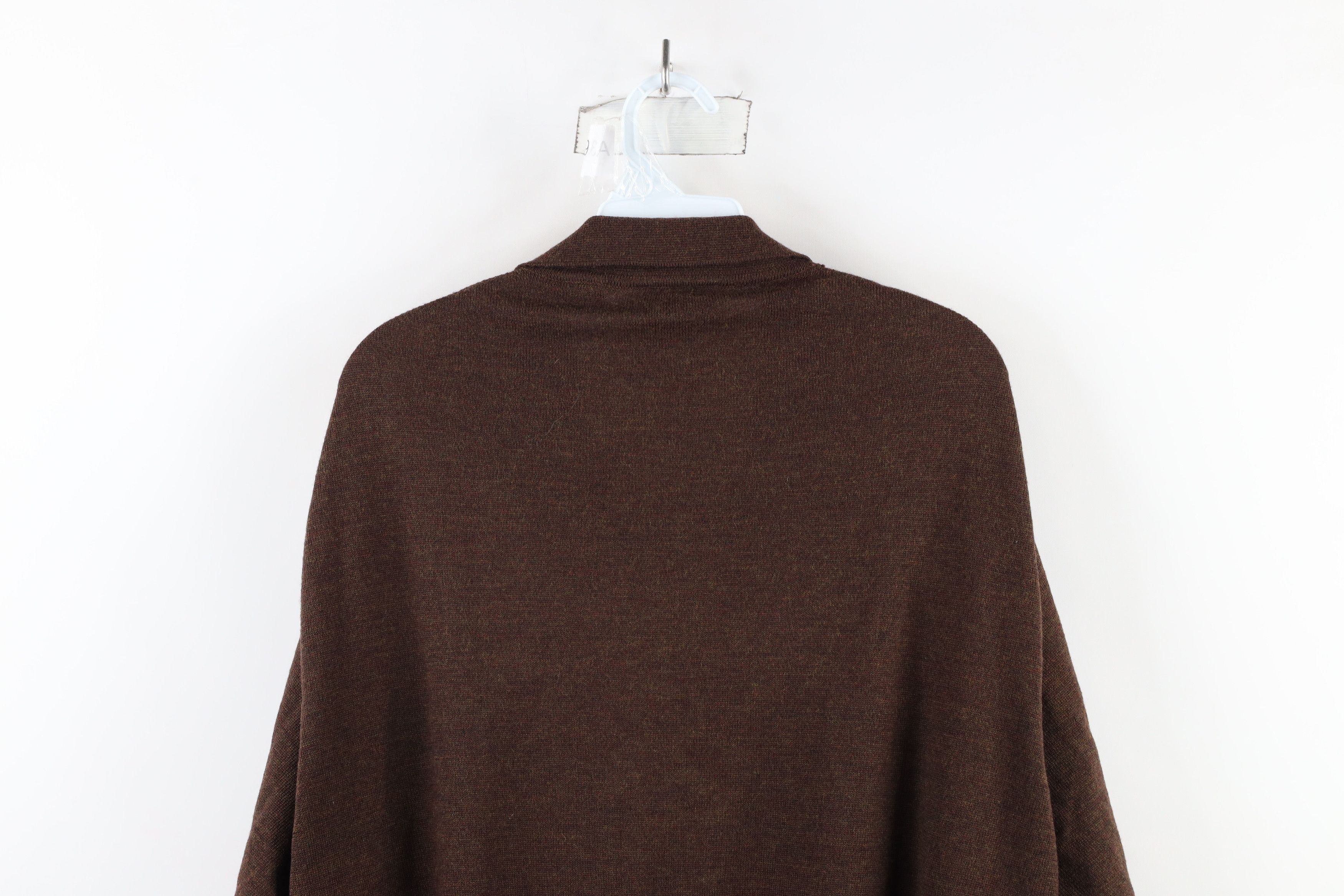Jos. A. Bank × Vintage Jos A Bank Merino Wool Knit Collared Pullover Sweater Brown Size US XXL / EU 58 / 5 - 7 Thumbnail