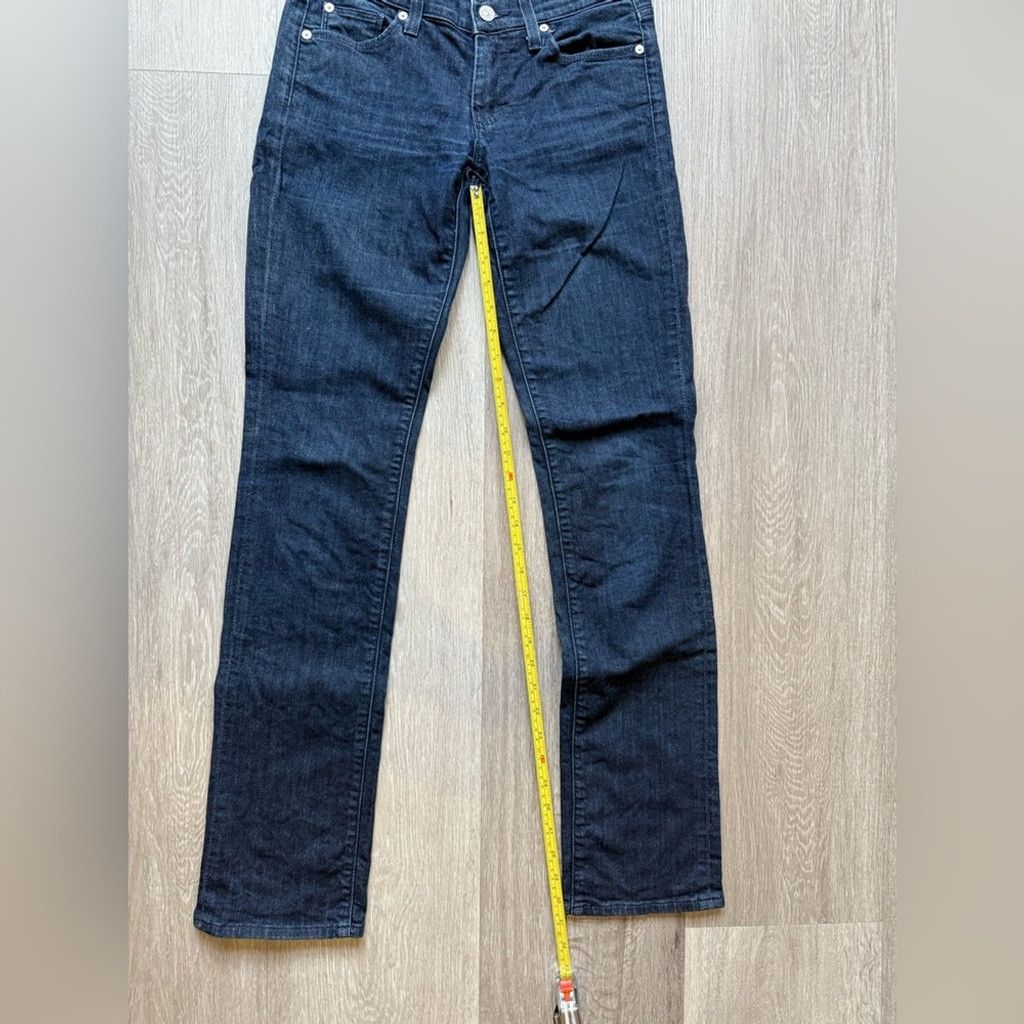 7 For All Mankind 7 For All Mankind Black Straight Leg Jeans Size 26" / US 2 / IT 38 - 13 Thumbnail