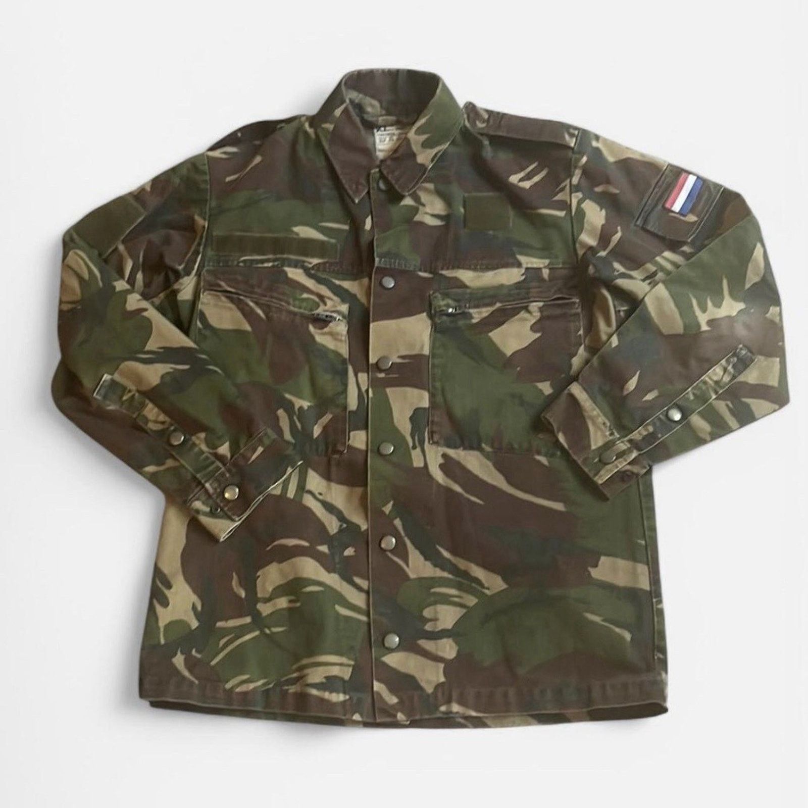 Vintage Vintage Dutch DPM Camo Military Jacket Men’s Size XL 1990 Size US M / EU 48-50 / 2 - 1 Thumbnail